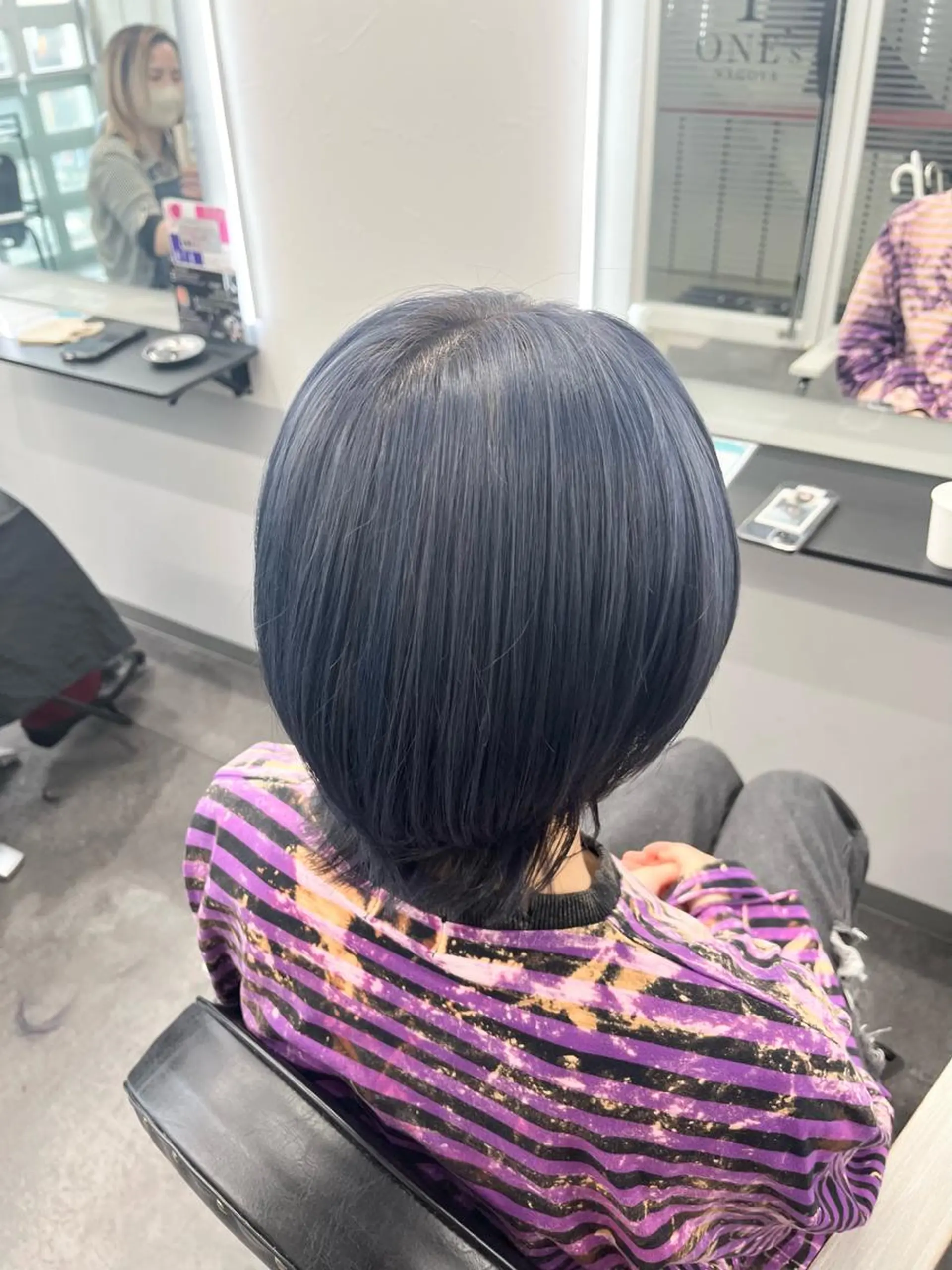 セミロング カラー 韓国ヘア🖤/透明感 shihoのヘアスタイル