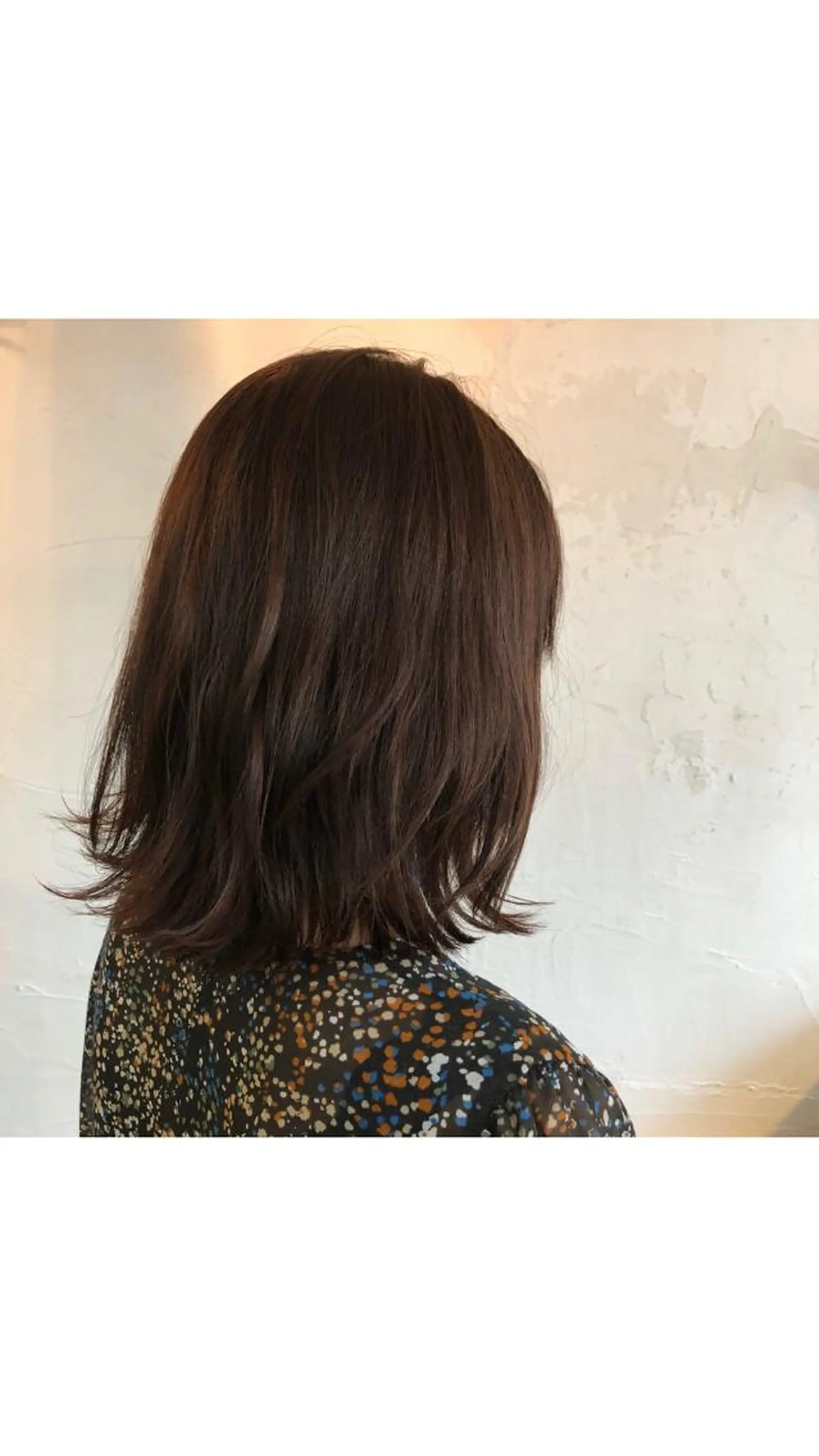 ミディアム カラー カット あずまぐち めぐみのヘアスタイル