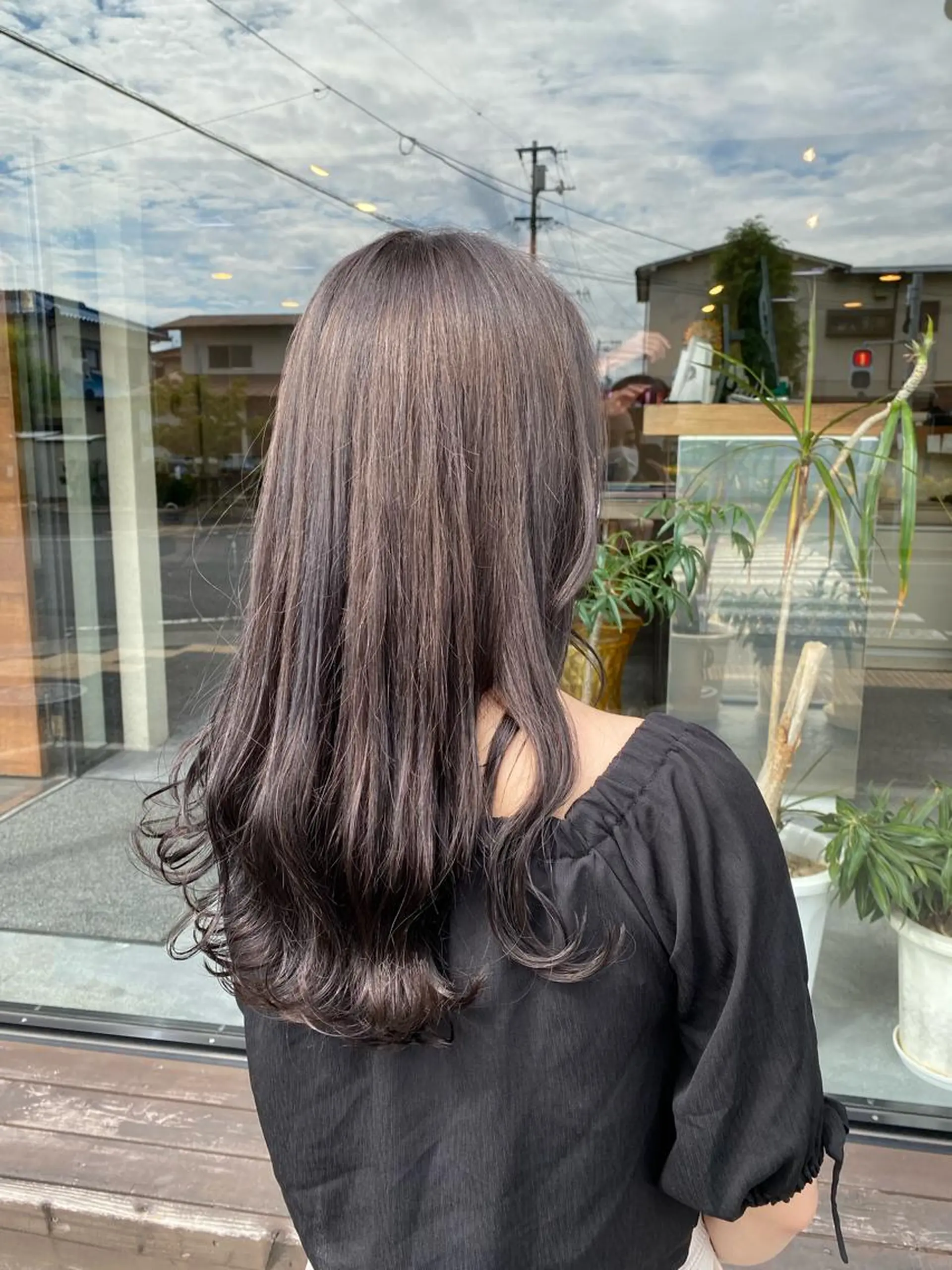 ロング ヘアカラー トリートメント geep Ryoyaのヘアスタイル