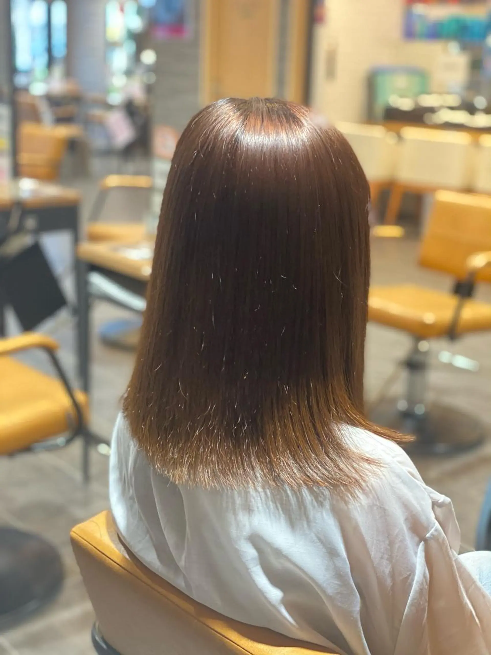 セミロング 尾崎 優也のヘアスタイル