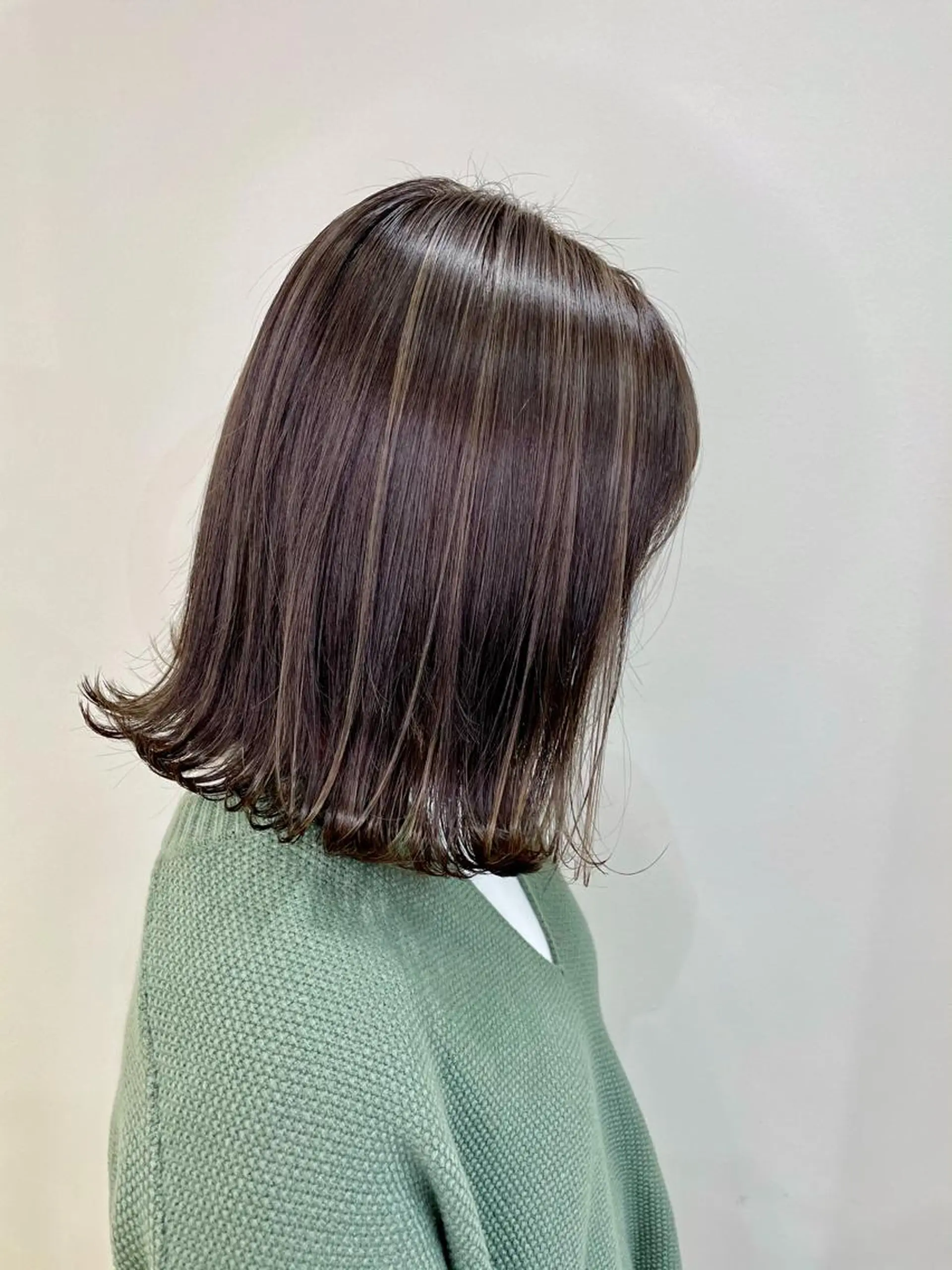 ミディアム カラー ヘアカラー トリートメント 縮毛矯正/髪質改善 /韓国風　山川春輝のヘアスタイル