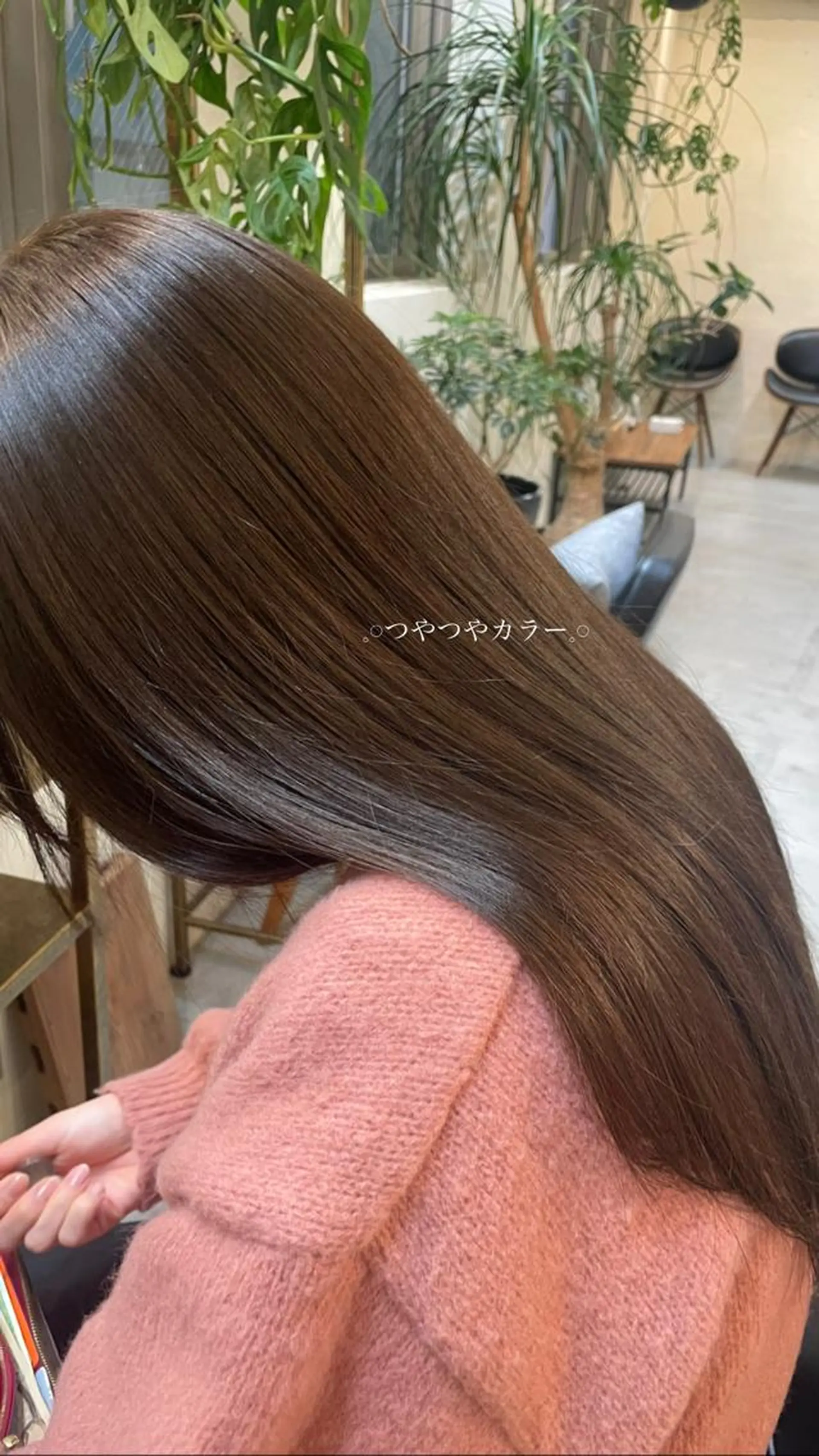 ロング カラー レイヤーカット大人気 💛吉田百花のヘアスタイル