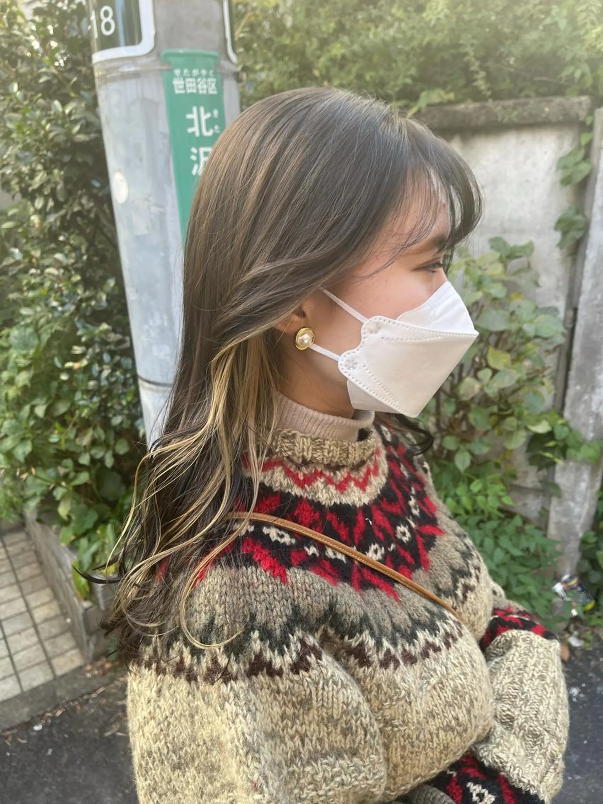 セミロング カラー カット ヘアカラー 韓国ヘア🫧艶カラー 🫧髪質改善/オオヤのヘアスタイル