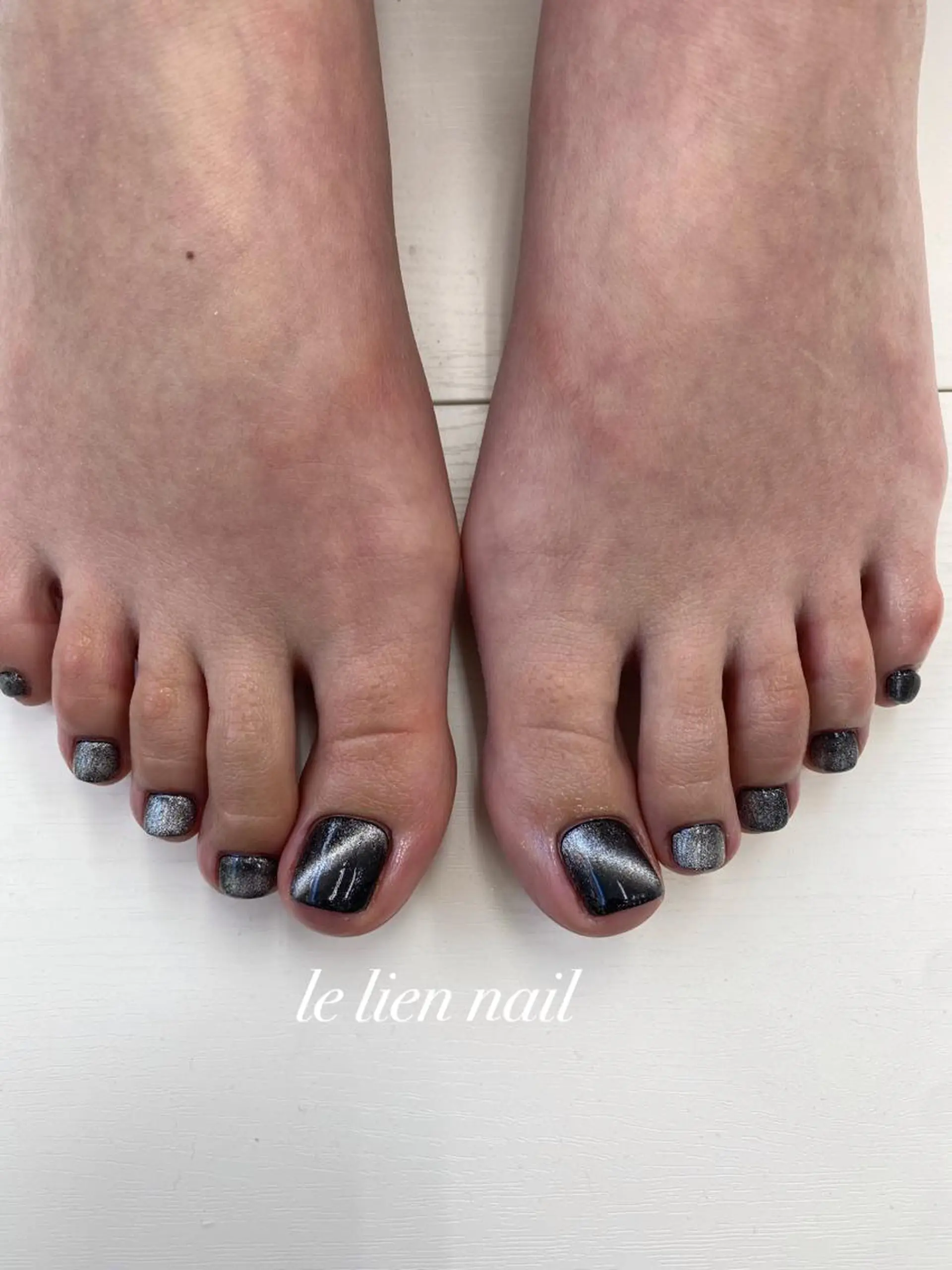 ネイル フットネイル マグネットネイル フットネイル le lien nailのネイルデザイン