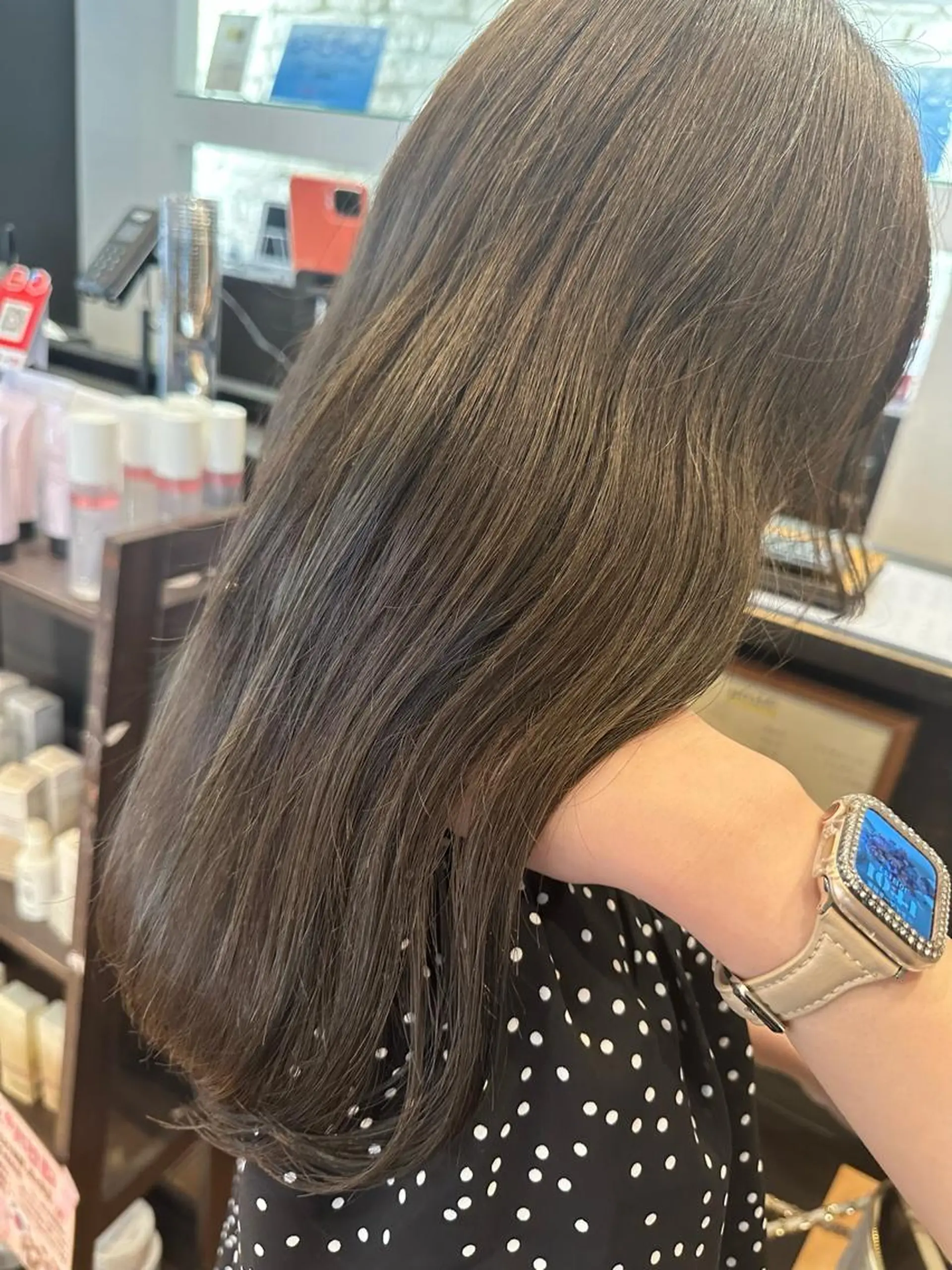 ロング 縮毛矯正 Cloe 梅田所属・🌼北口 絢🌼のヘアスタイル