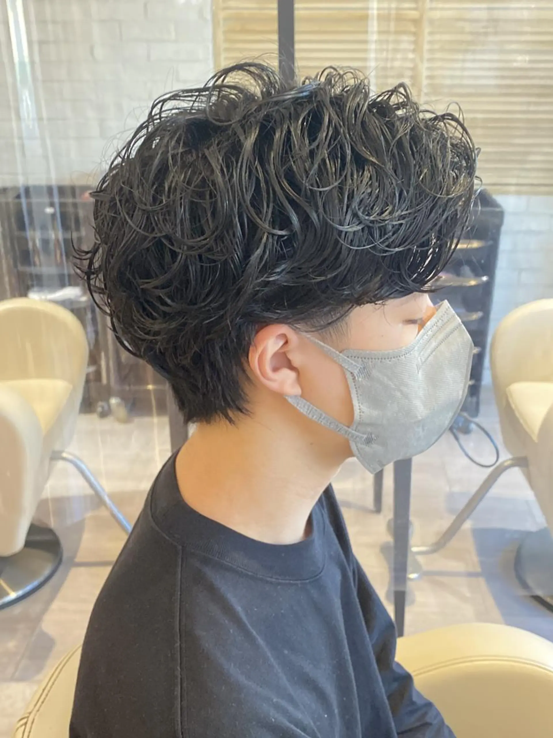 ショート パーマ メンズ カット パーマ メンズパーマ/ メンズカット/タクヤのヘアスタイル