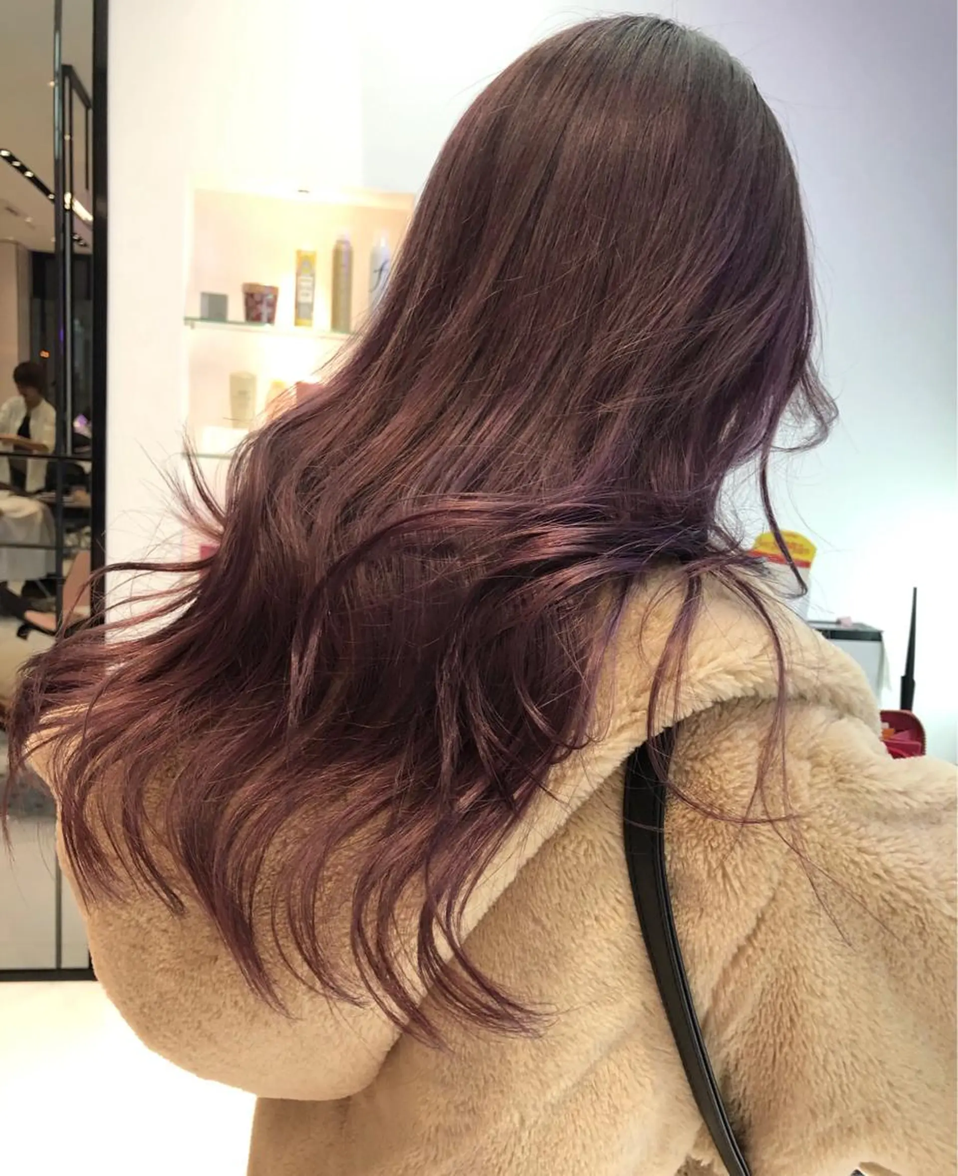 ロング パープルカラー ヘアカラー keen吉祥寺所属・相川 愛実のヘアスタイル