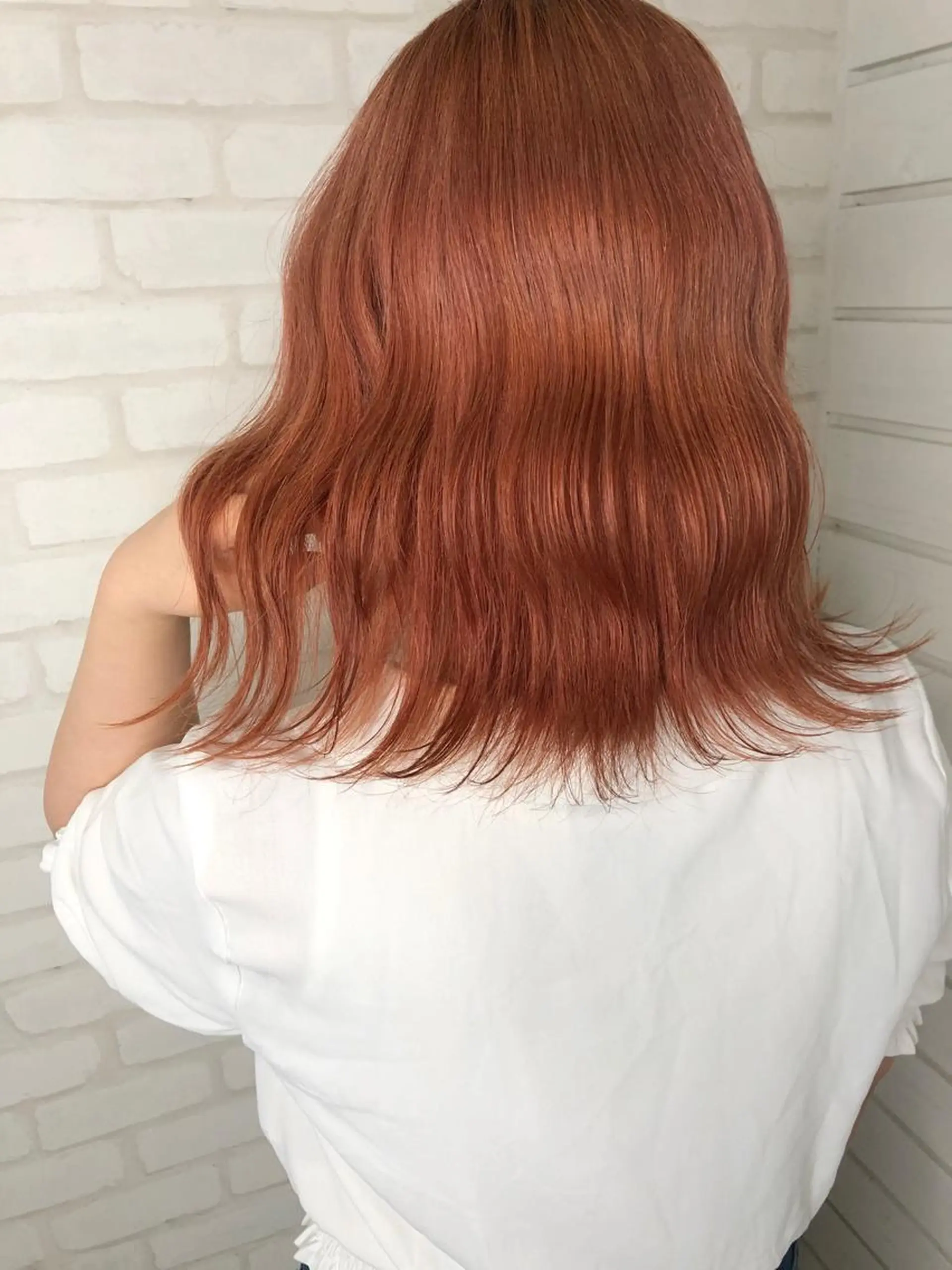 セミロング ヘアカラー ココルアナ 豊中美容室のヘアスタイル
