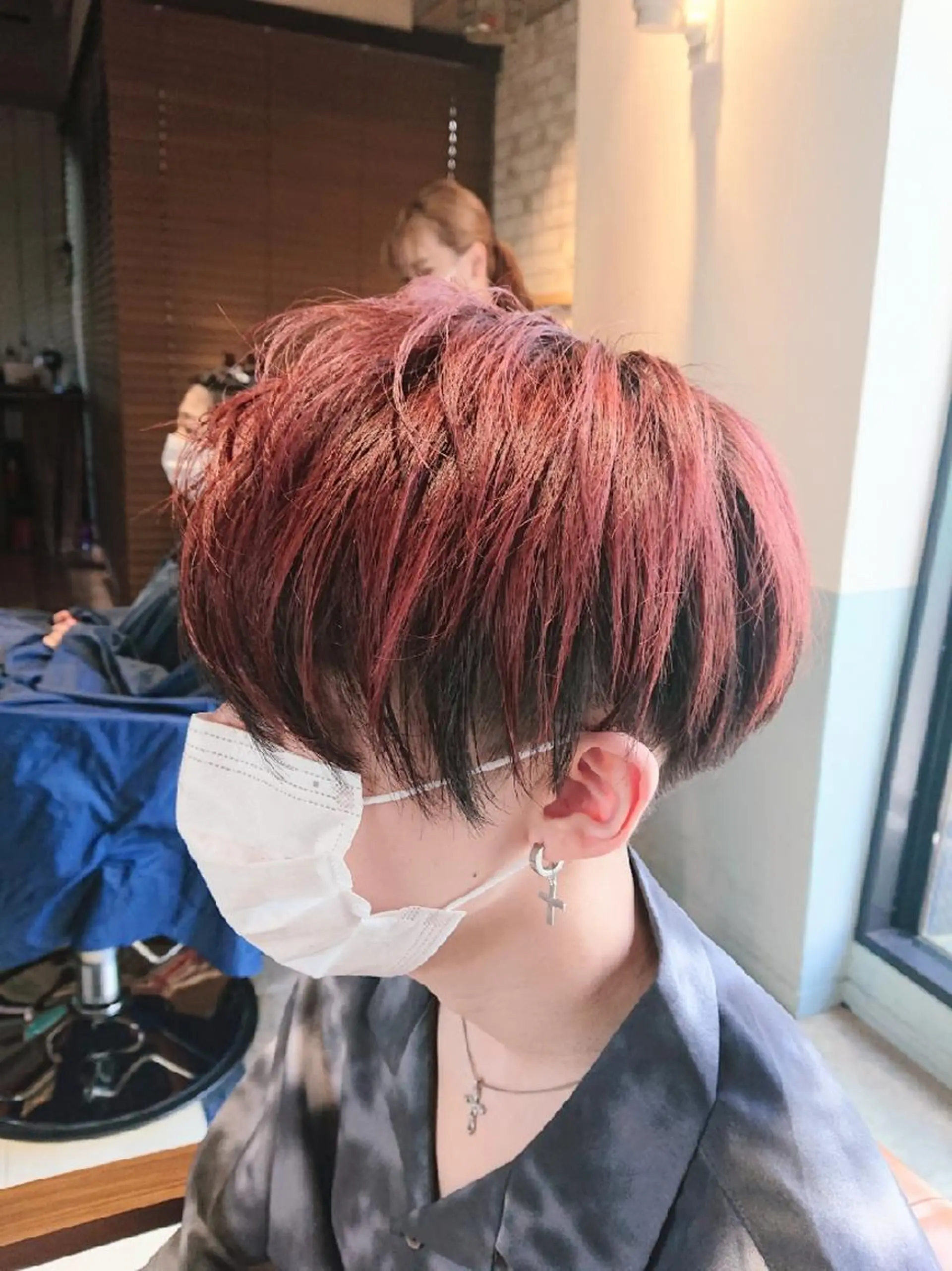 ショート メンズ カット ヘアカラー トリートメント alushe 岡 陽子のヘアスタイル