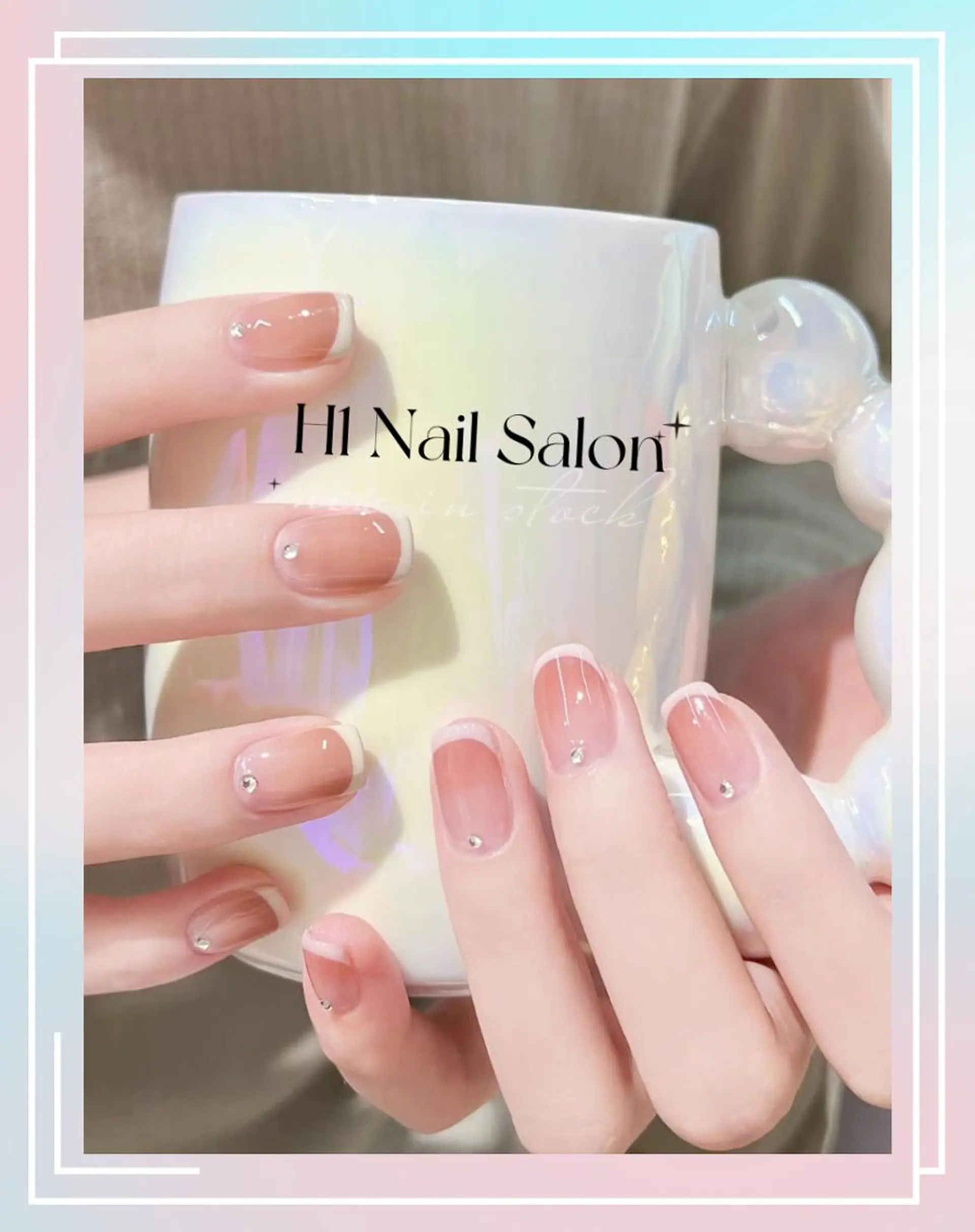 セミロング ハンドネイル H1 ネイル サロンのネイルデザイン