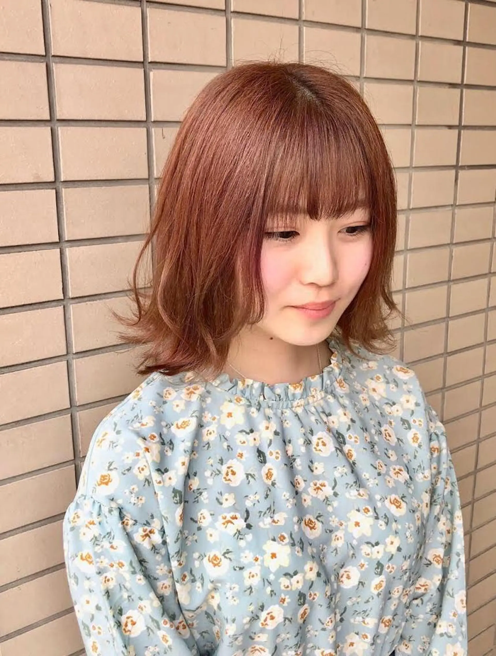 ミディアム キノシタ ナオユキのヘアスタイル