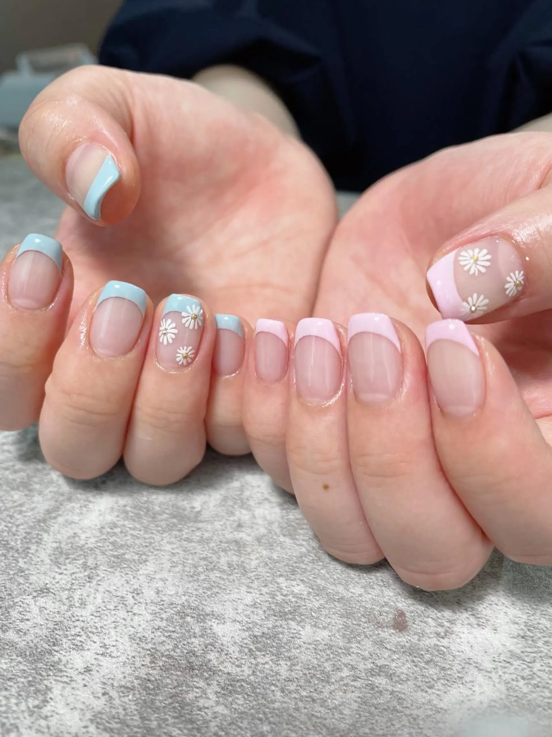 ネイル フレンチネイル シンプルネイル 夏ネイル ma riのネイルデザイン