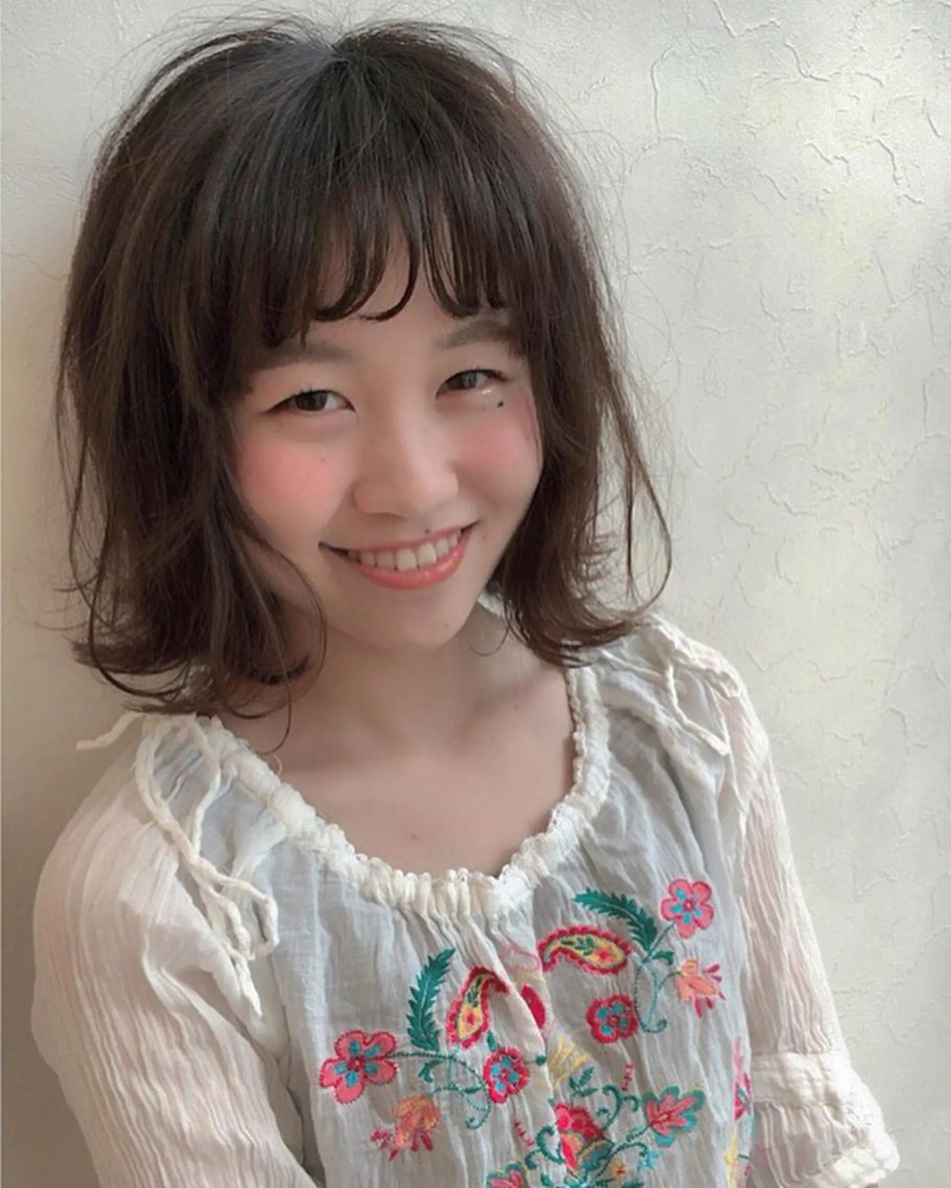 ミディアム カラー nakahara madokaのヘアスタイル