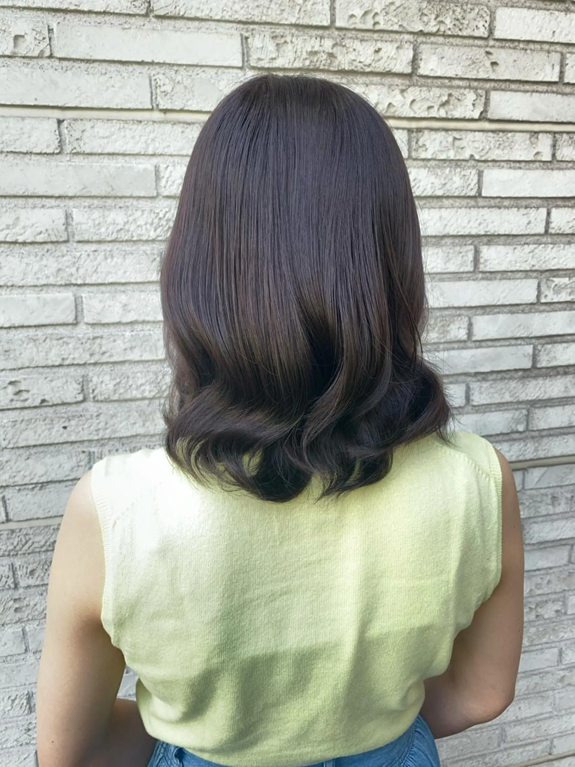 ミディアム カラー デザインヘア 小林裕史のヘアスタイル