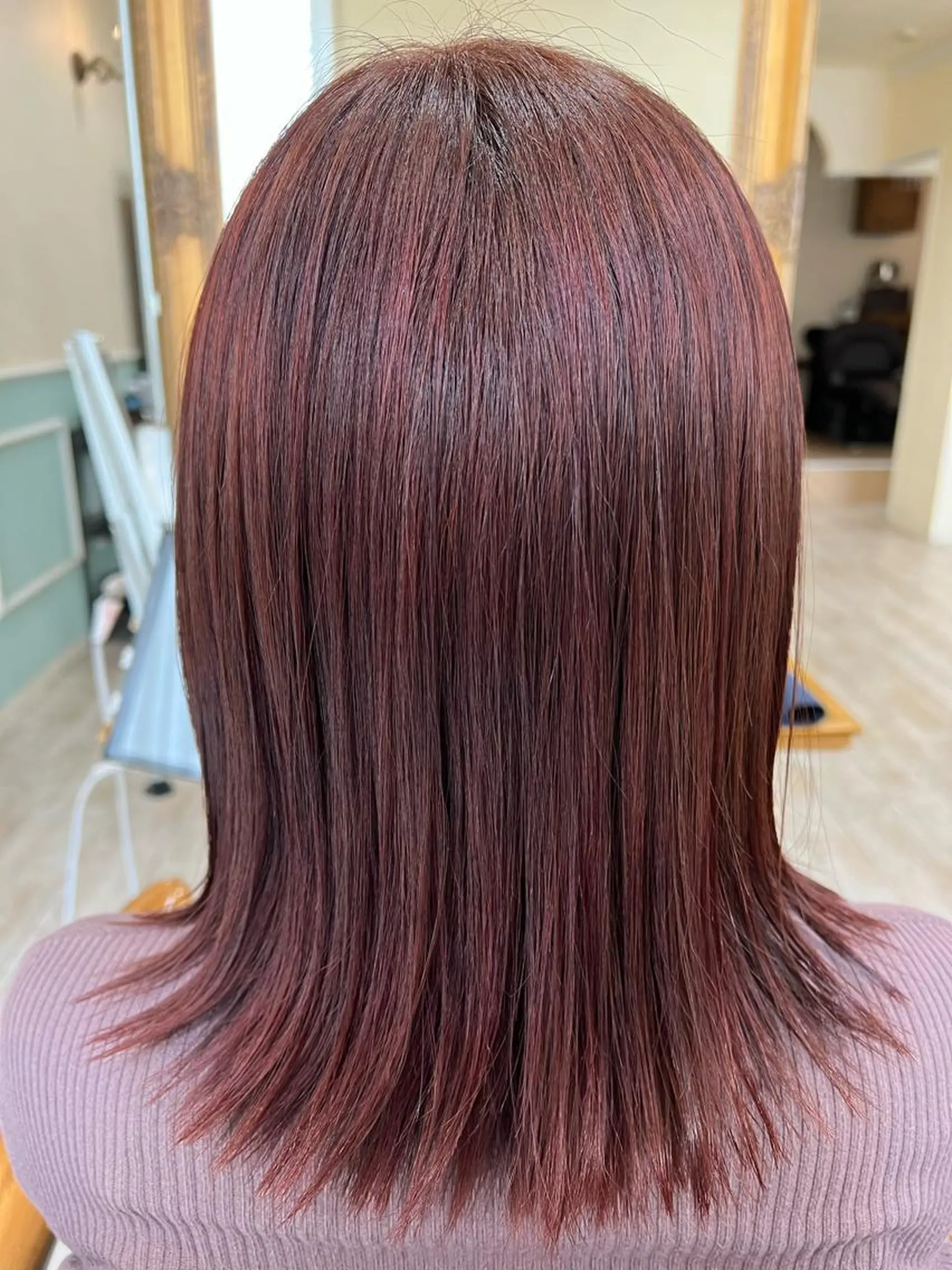 ミディアム カラー 髪質改善 ヘアカラー トリートメント noble店長 松本　拓也▶◀*.のヘアスタイル