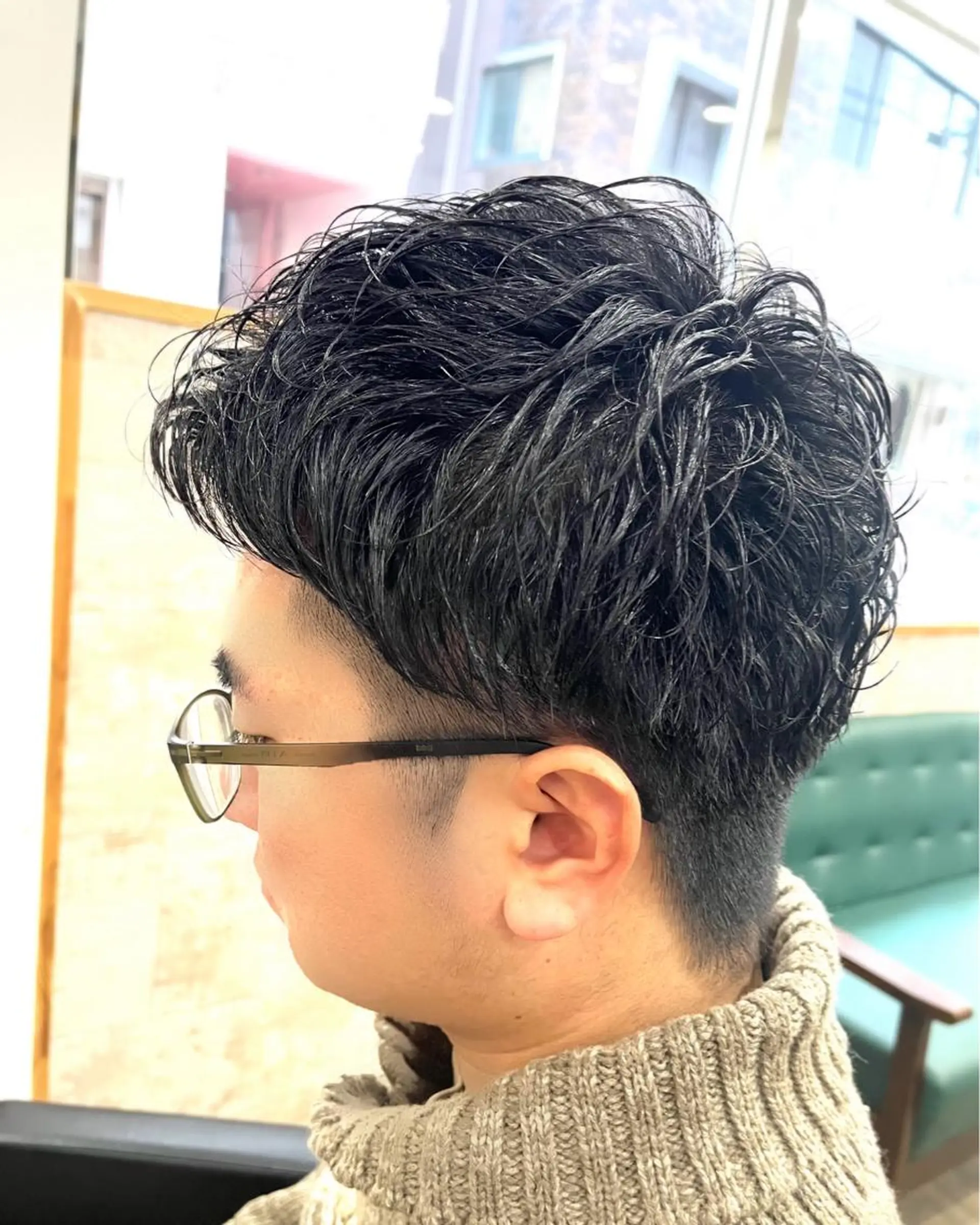 ショート パーマ メンズ 薮内 香保里のヘアスタイル