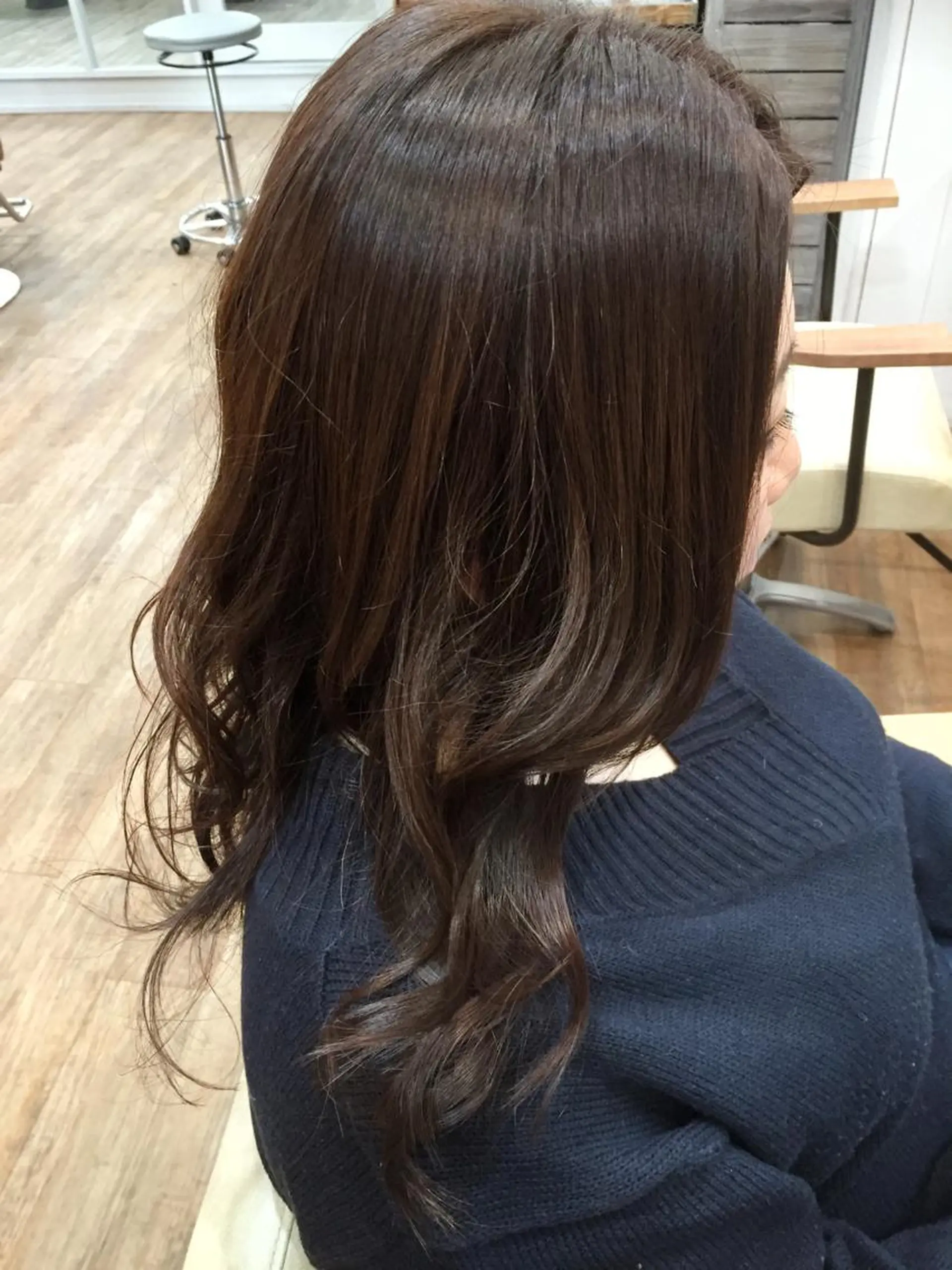 セミロング カラー ブラウンカラー ピンクカラー ピンクブラウン トリートメント ◇おの あすか◇のヘアスタイル