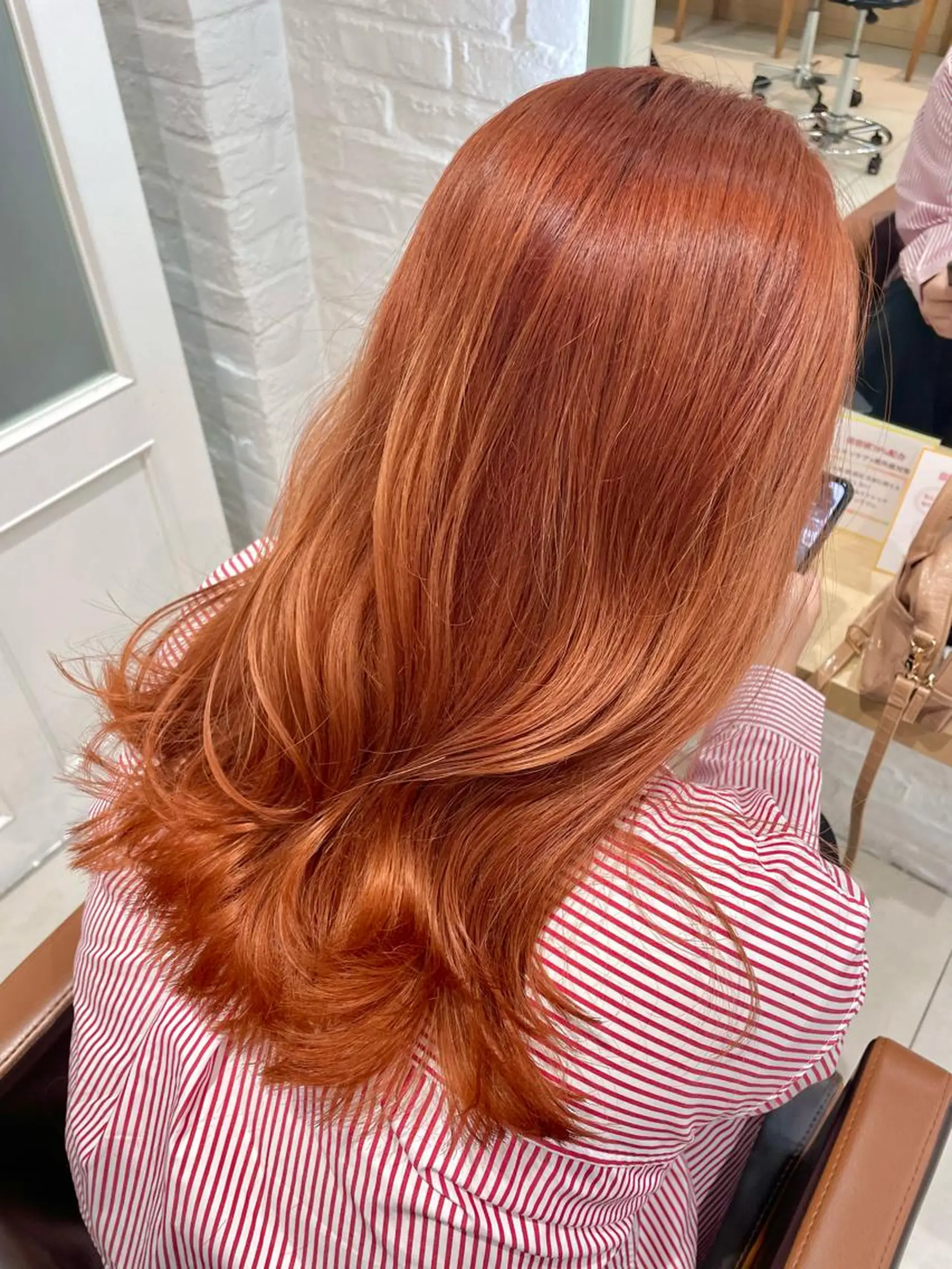ロング ヘアカラー nuu 栄所属・🧸SAKI🎀 韓国レイヤーのヘアスタイル