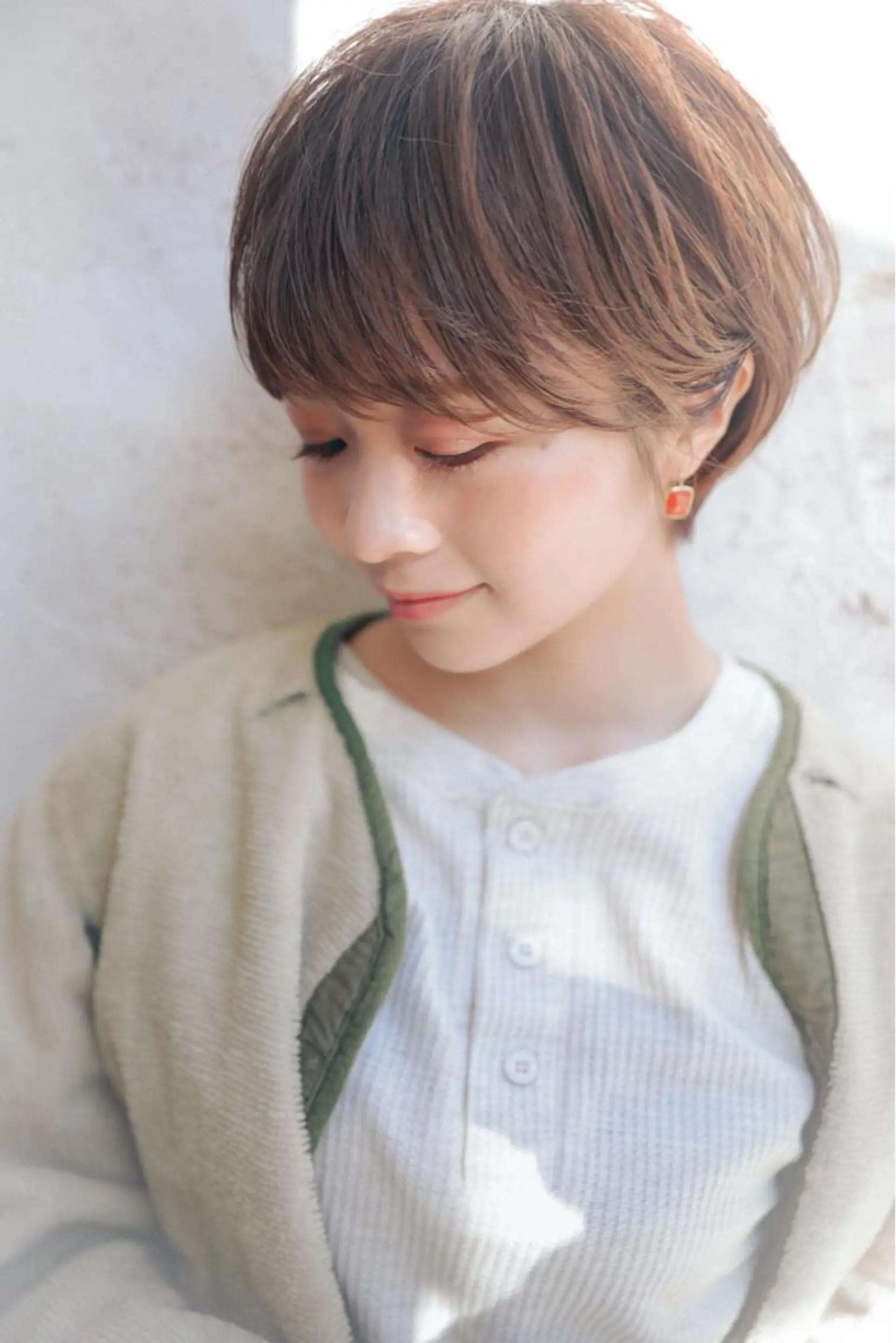 ショート カラー ショートヘア ショートヘア特化 岡安優太のヘアスタイル