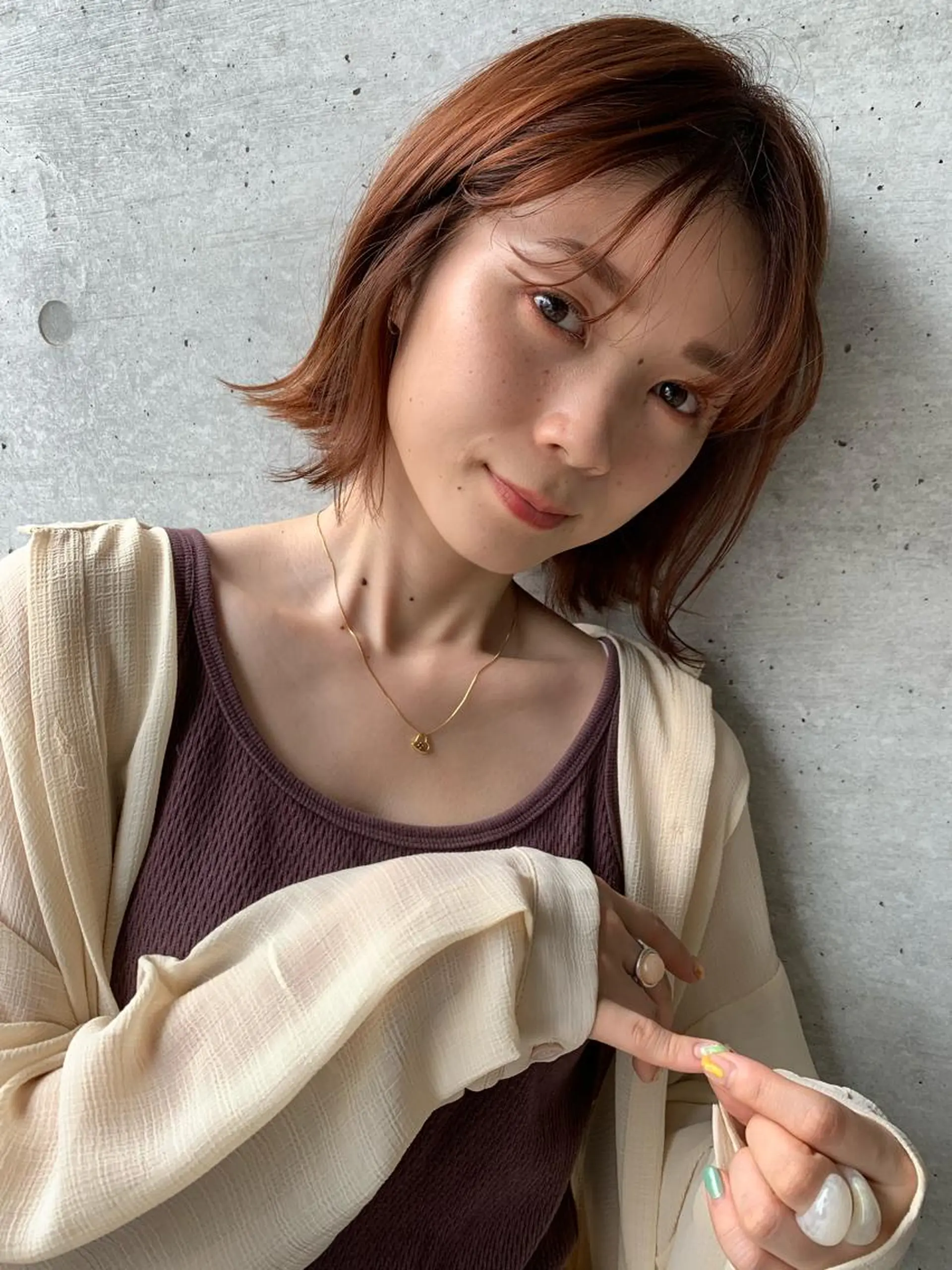 ショート 柔らか透け感カラー 🌿ムロヤリョウスケのヘアスタイル