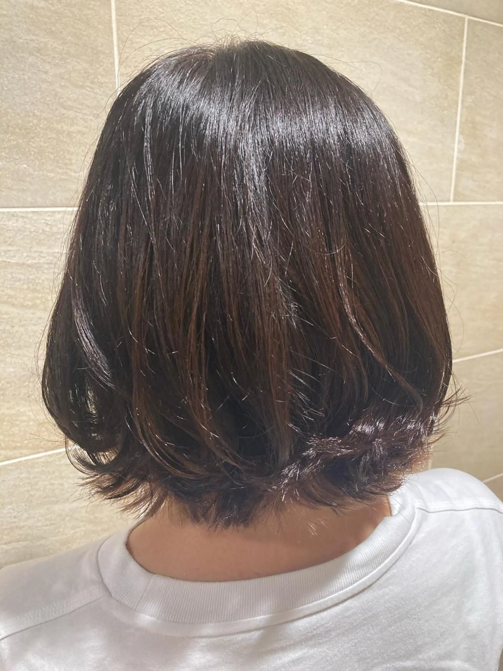 ミディアム カラー ブリーチ ヘアカラー 宮原 佳苗のヘアスタイル