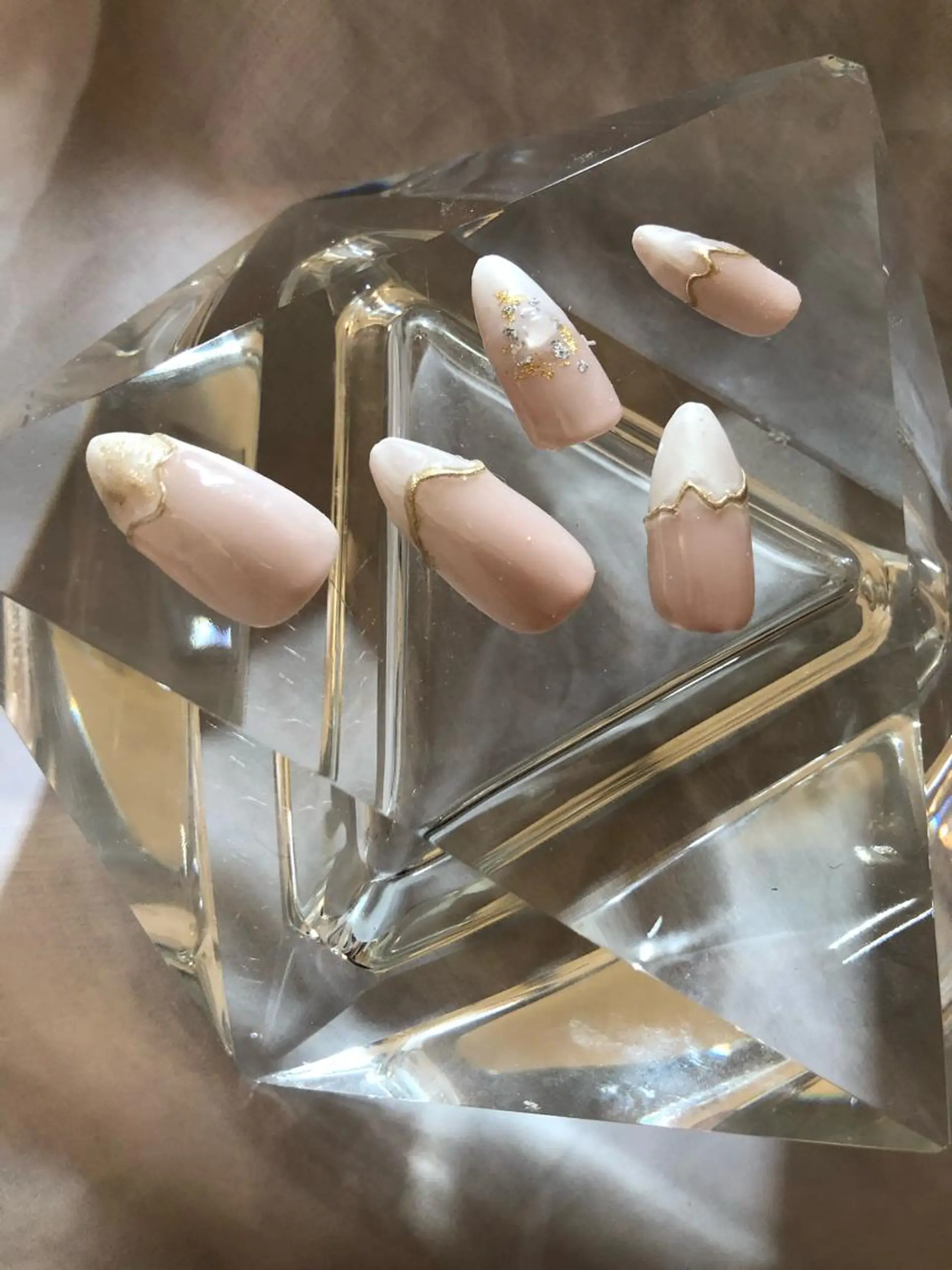 ネイル ニュアンスネイル シンプルネイル 【ＯＲＧＡＮ】 nailのネイルデザイン