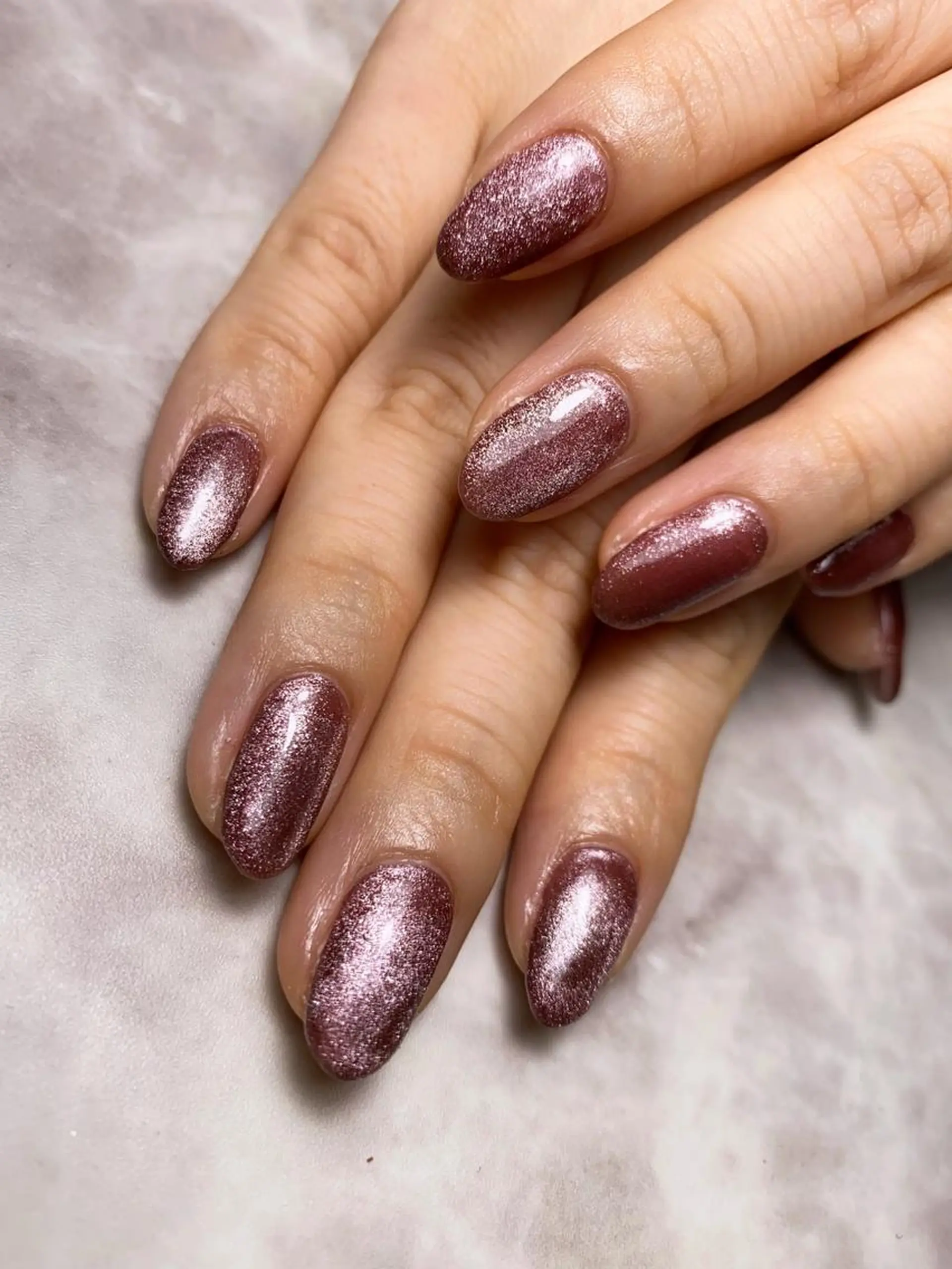 ネイル マグネットネイル マットネイル ハンドネイル 🌿Charme🌿 MAIのネイルデザイン