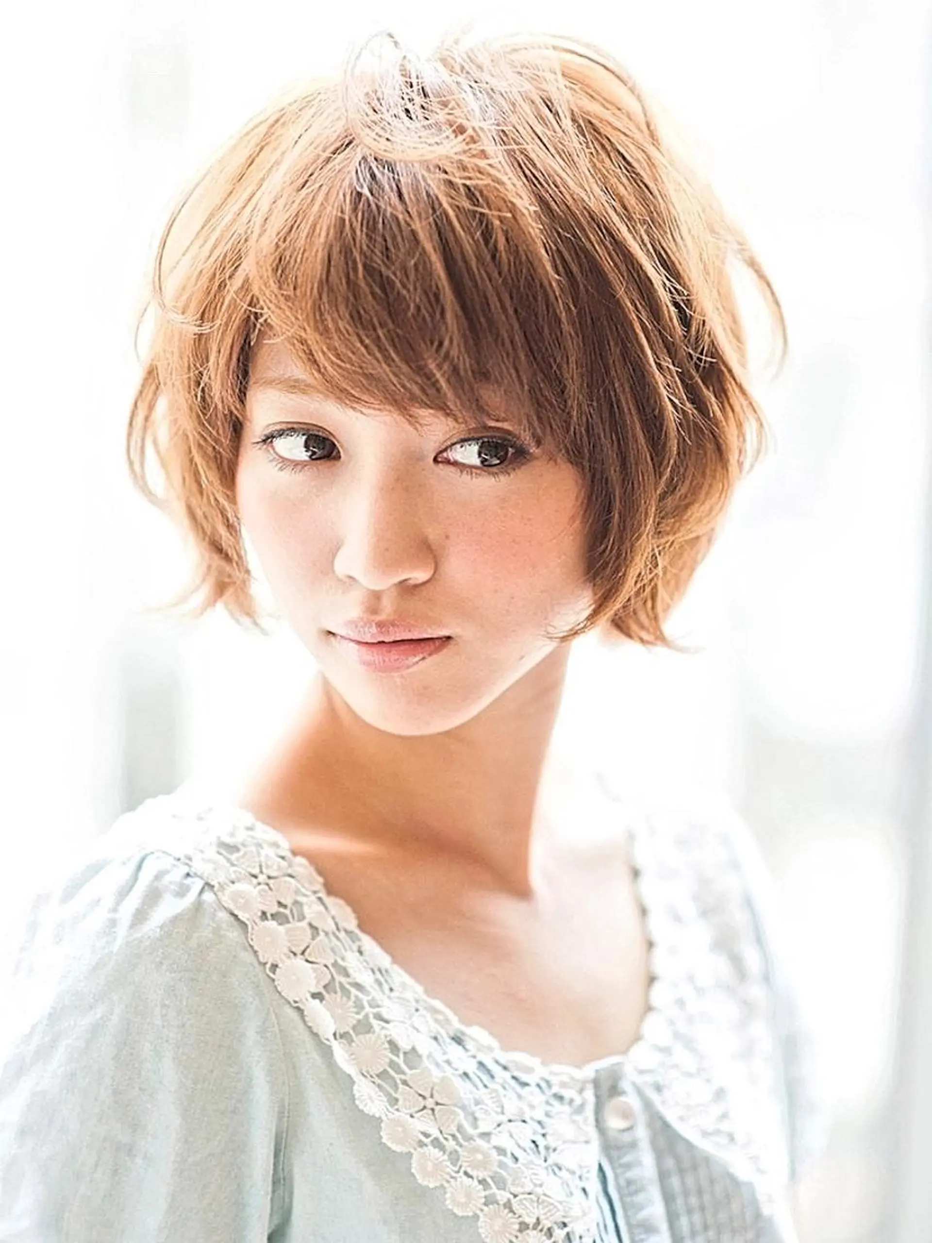 ショート カラー パーマ 透明感カラー 小顔カット カット トリートメント ヘッドスパ 🌿flencia 丸　和博🌿のヘアスタイル