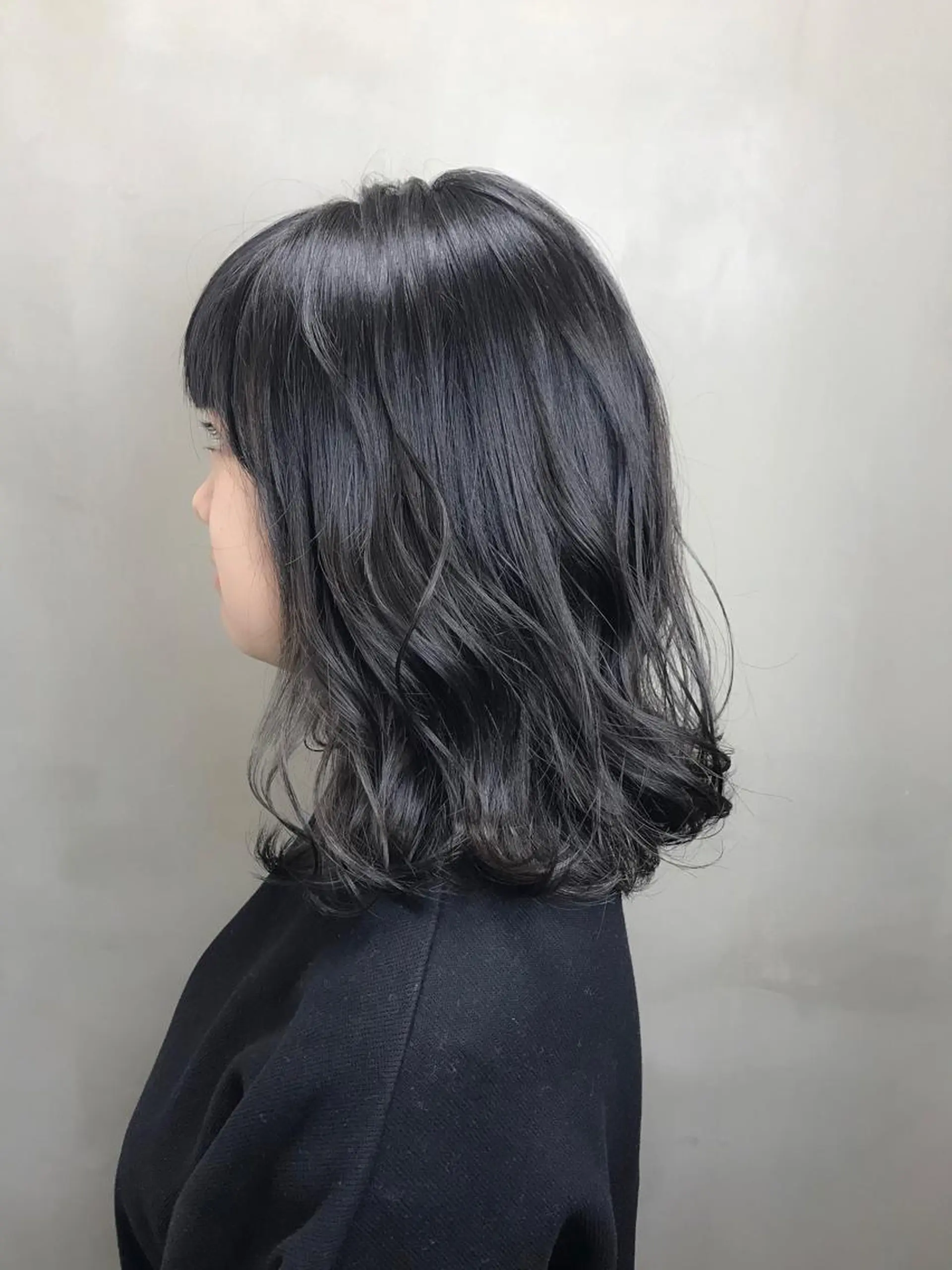 ミディアム カラー バレイヤージュ グラデーションカラー レイヤーカット eclair.髪質改善&トリートメント所属・【艶髪、透明感】西村 有司のヘアスタイル