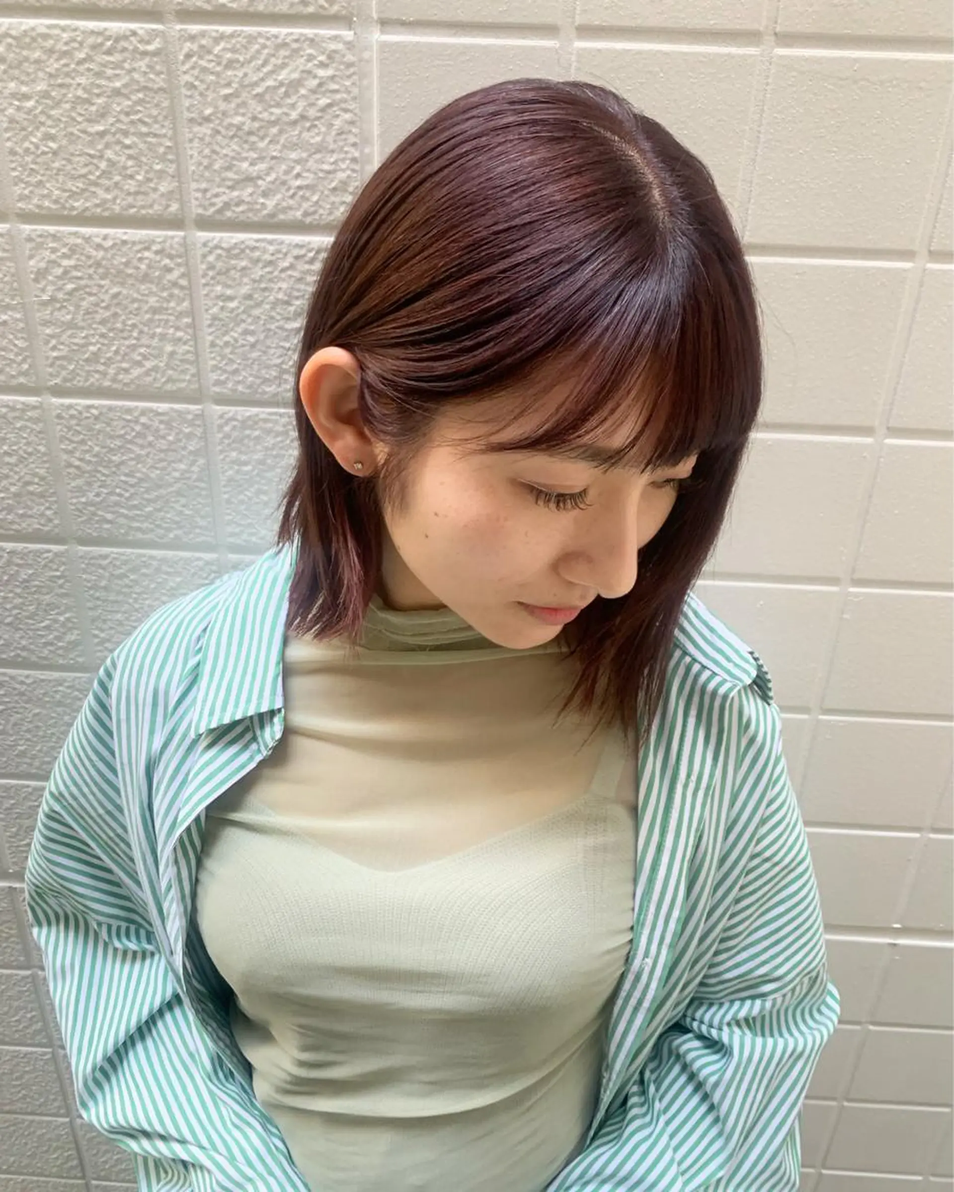 ミディアム カラー SALOWIN    銀座RAY 2所属・yamashika honokaのヘアスタイル