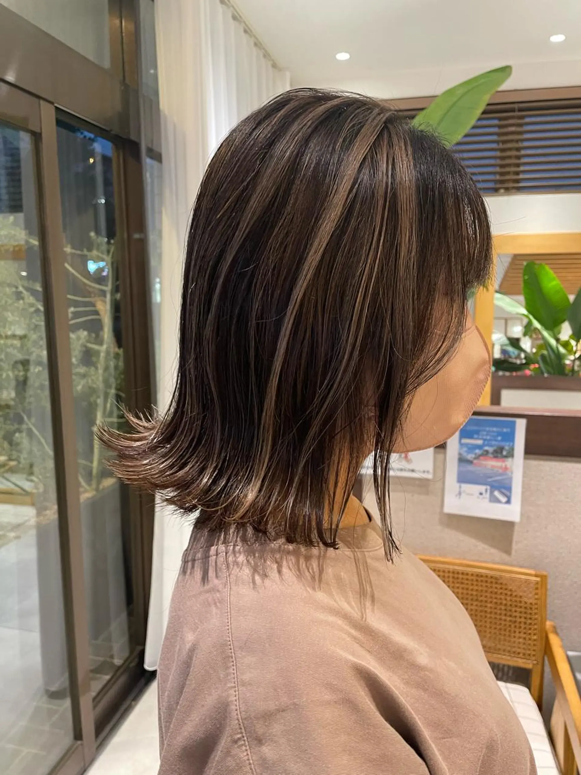 ミディアム カラー ヘアカラー 高木 櫻のヘアスタイル