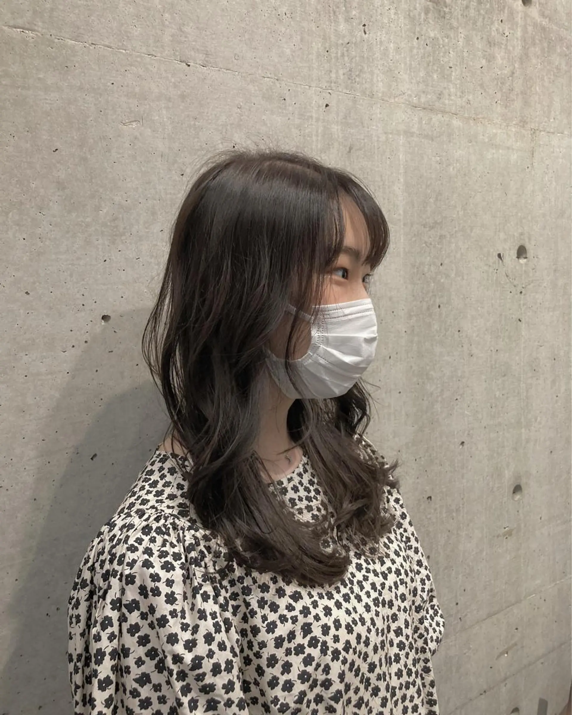 セミロング カット ヘアカラー トリートメント は まべのヘアスタイル