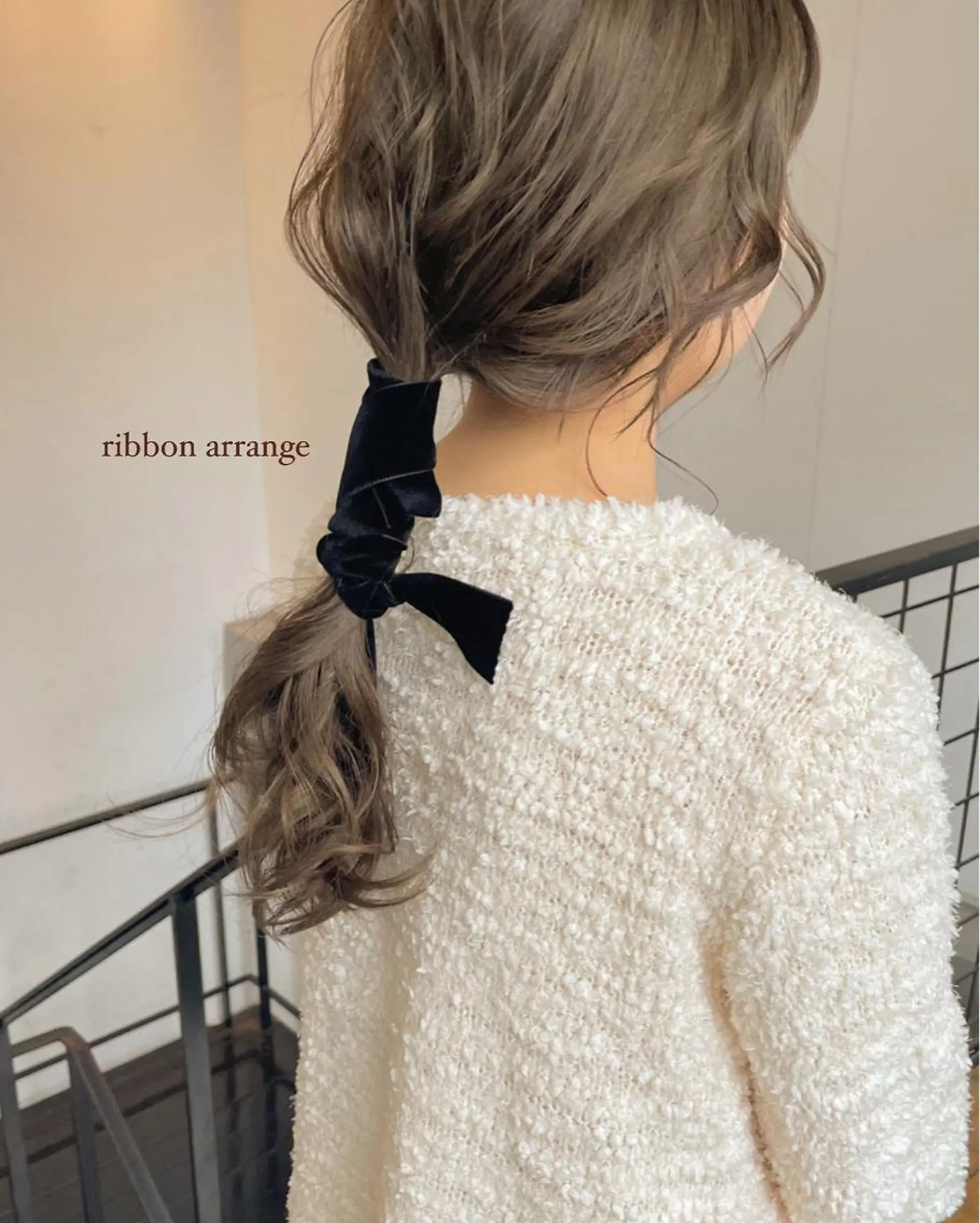 ヘアアレンジ KAORU オリーブカラーのヘアスタイル