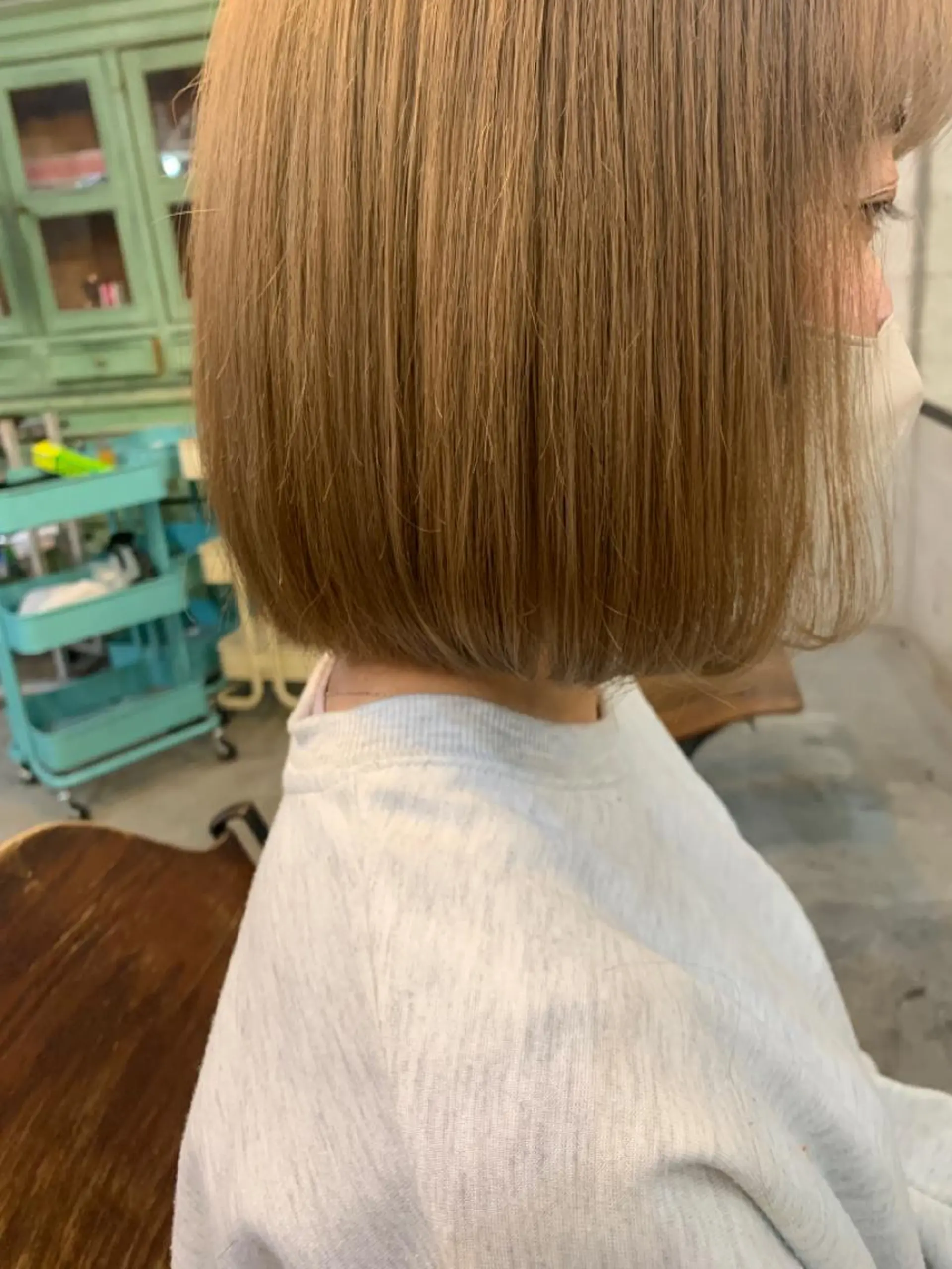 ショート カラー ヘアアレンジ ショートボブ バレイヤージュ ブリーチ ケアブリーチ 透明感カラー 🌈難波🌈ベージュ カラー【ヒロム】のヘアスタイル