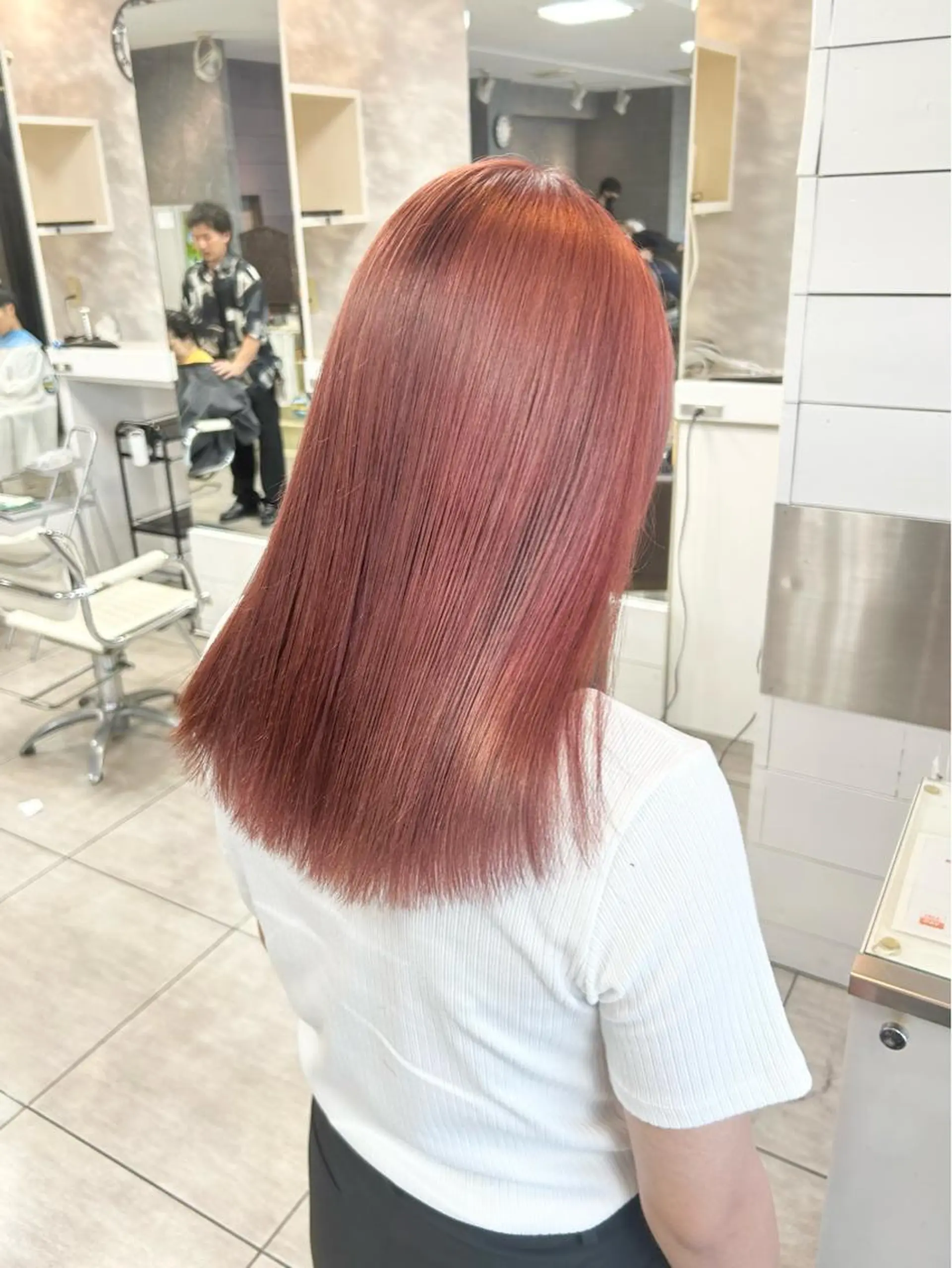 ミディアム カット ヘアカラー トリートメント 🫧艶髪カラー🫧 森本くるみのヘアスタイル