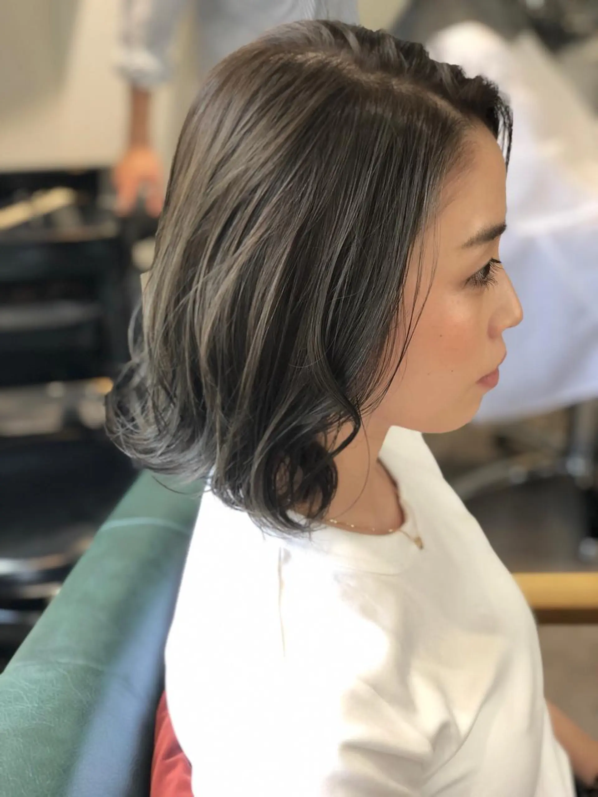 ミディアム カラー 佐々木 政徳のヘアスタイル