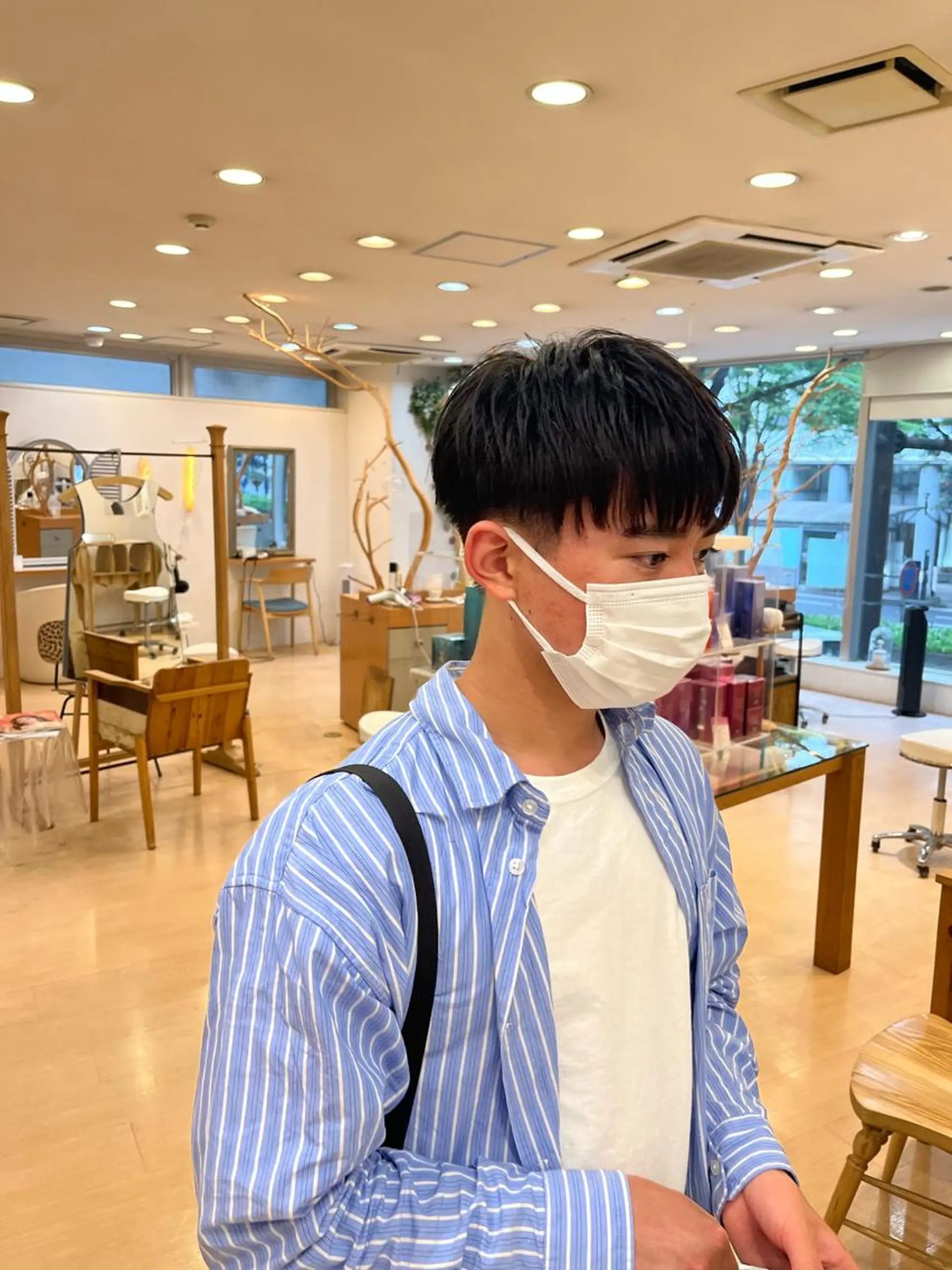メンズ マッシュ 学生（メンズ向け） カット パーマ 💠つたふうか/ 韓国/メンズヘア💠のヘアスタイル
