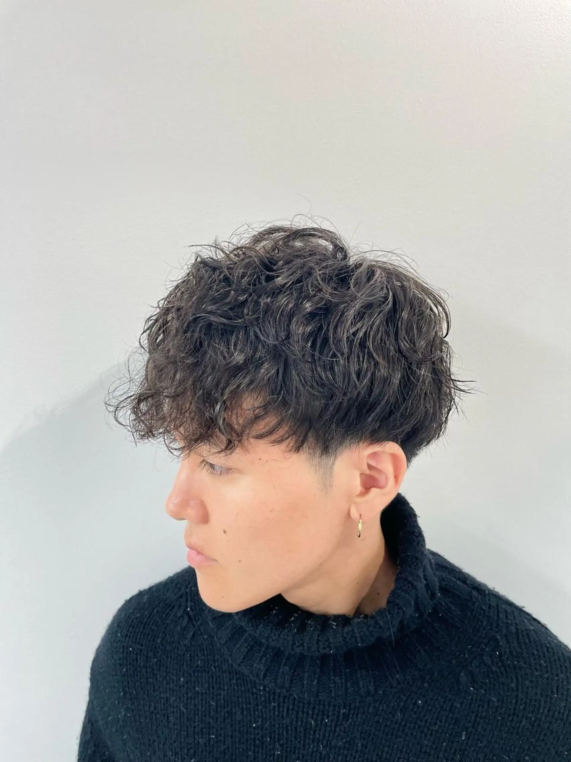 ショート パーマ メンズ メンズパーマ スパイラルパーマ カット パーマ 銀座メンズカット/ 銀座メンズパーマ/のヘアスタイル