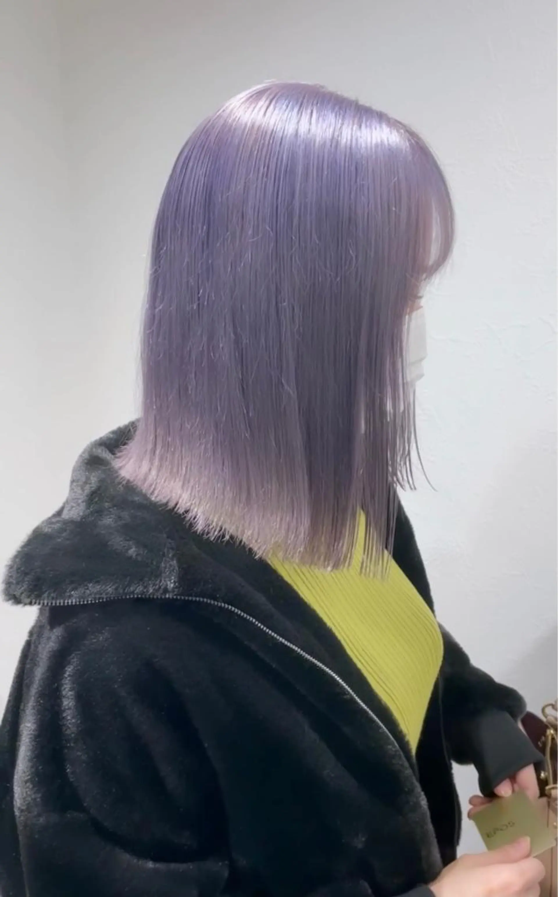 セミロング カラー ラベンダーカラー ヘアカラー 2nd所属・🤍2nd🤍田所 美希のヘアスタイル