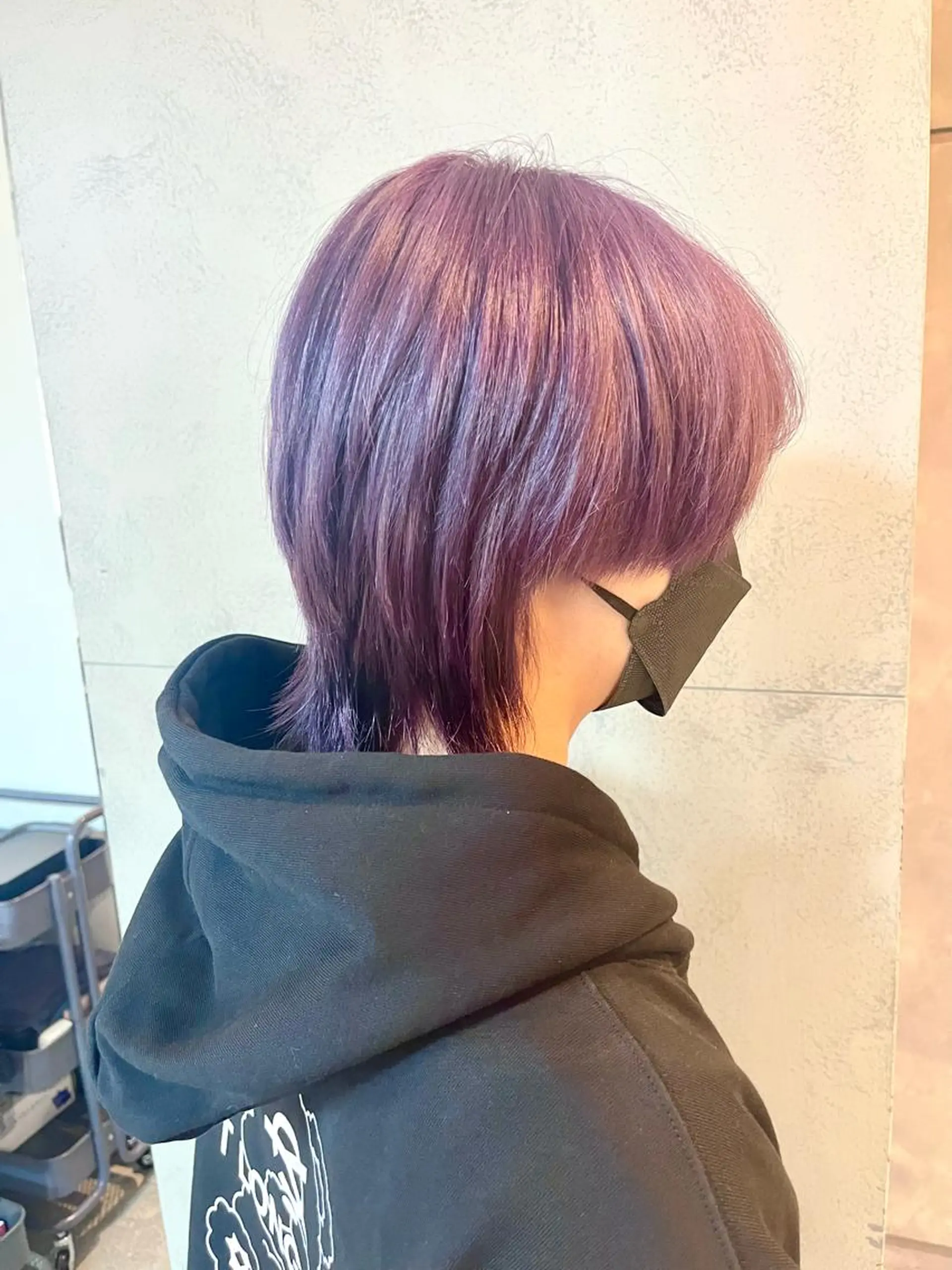 ミディアム カラー ヘアカラー トリートメント ヘアセット 🎀透明感ブリーチ カラー🎀ミズキのヘアスタイル