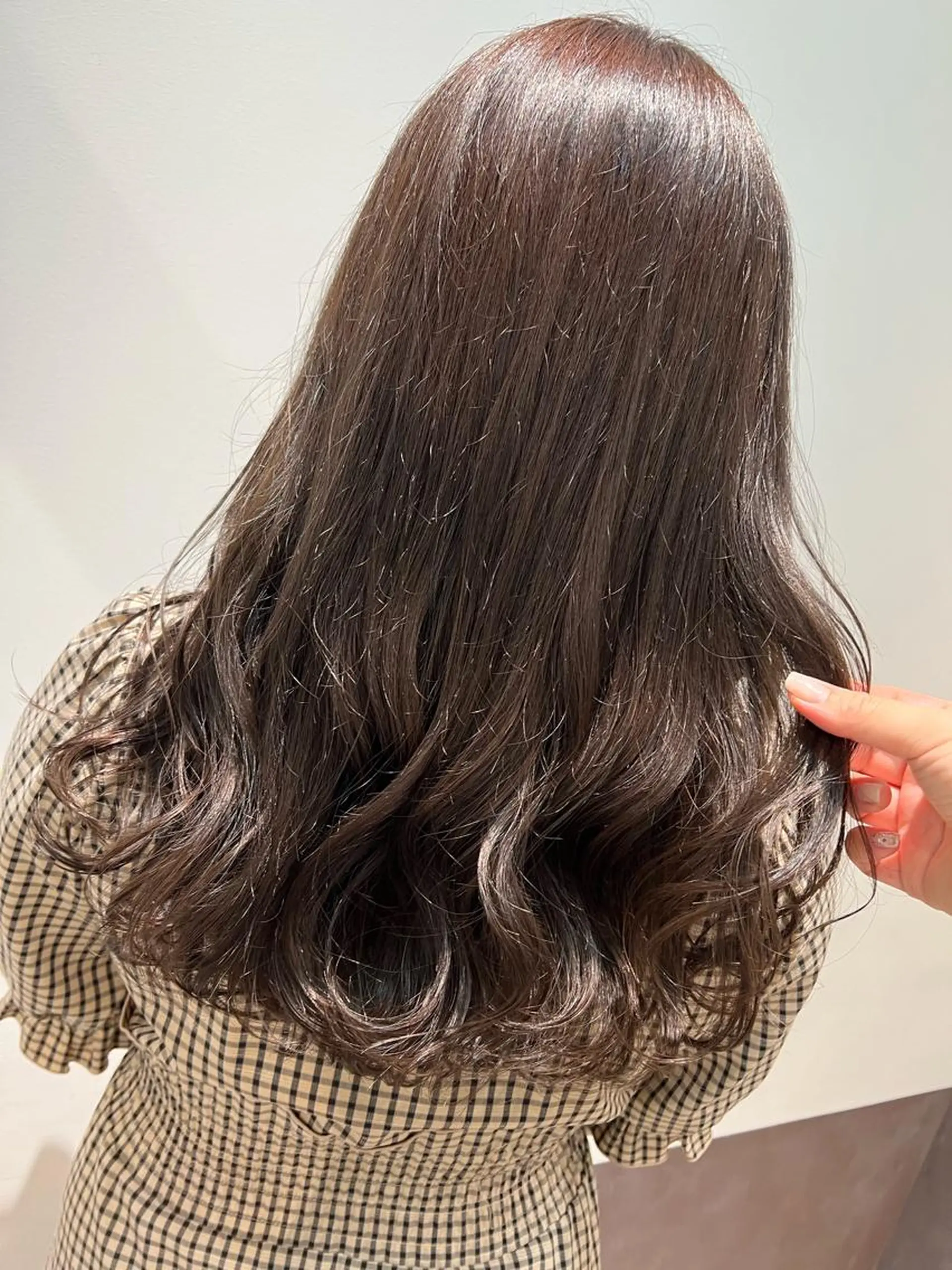 ロング カラー 透明感カラー オレンジ ヘアカラー トリートメント 新宿color🐝 AYAKA🌈💖のヘアスタイル
