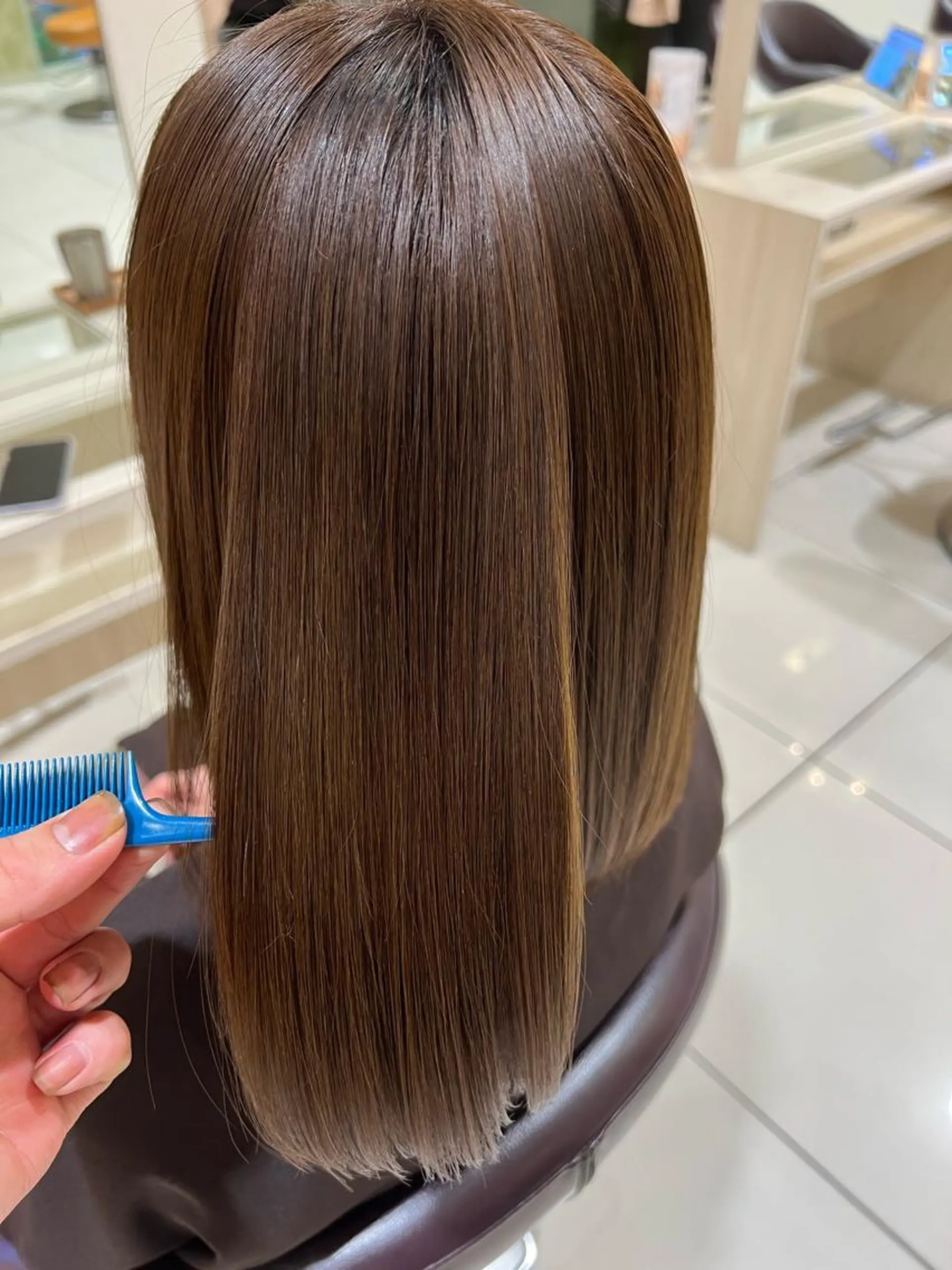 ミディアム トリートメント 豊田 恭平のヘアスタイル