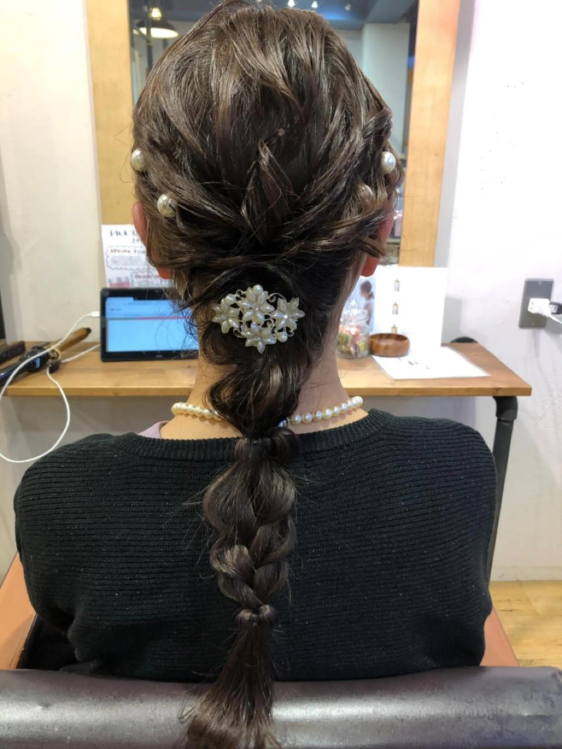 セミロング ヘアアレンジ 髪質改善LINKTH久喜所属・【髪質改善】関根 拓斗のヘアスタイル