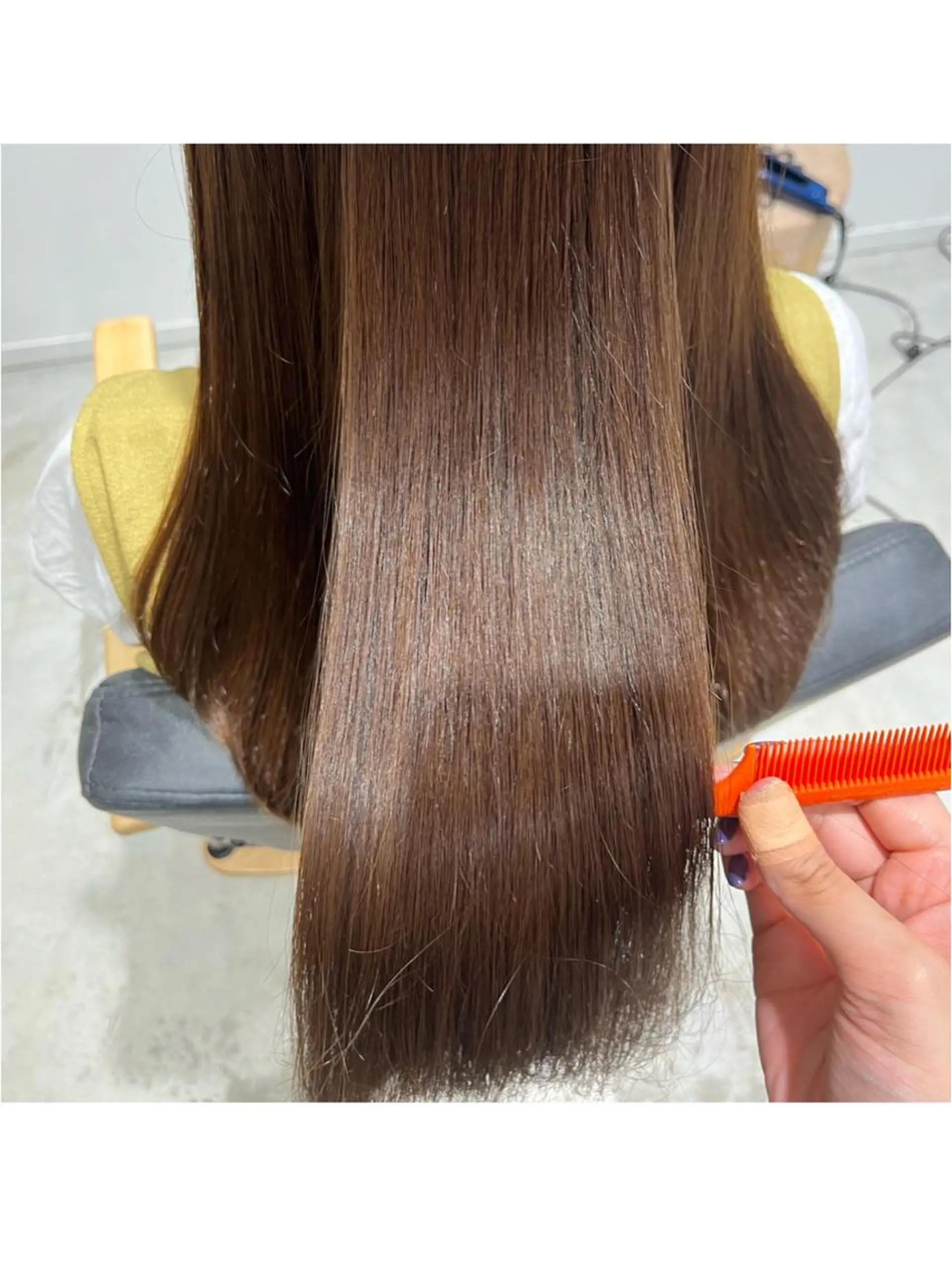 ロング ボブ/美髪矯正 /佐藤　奈巳のヘアスタイル