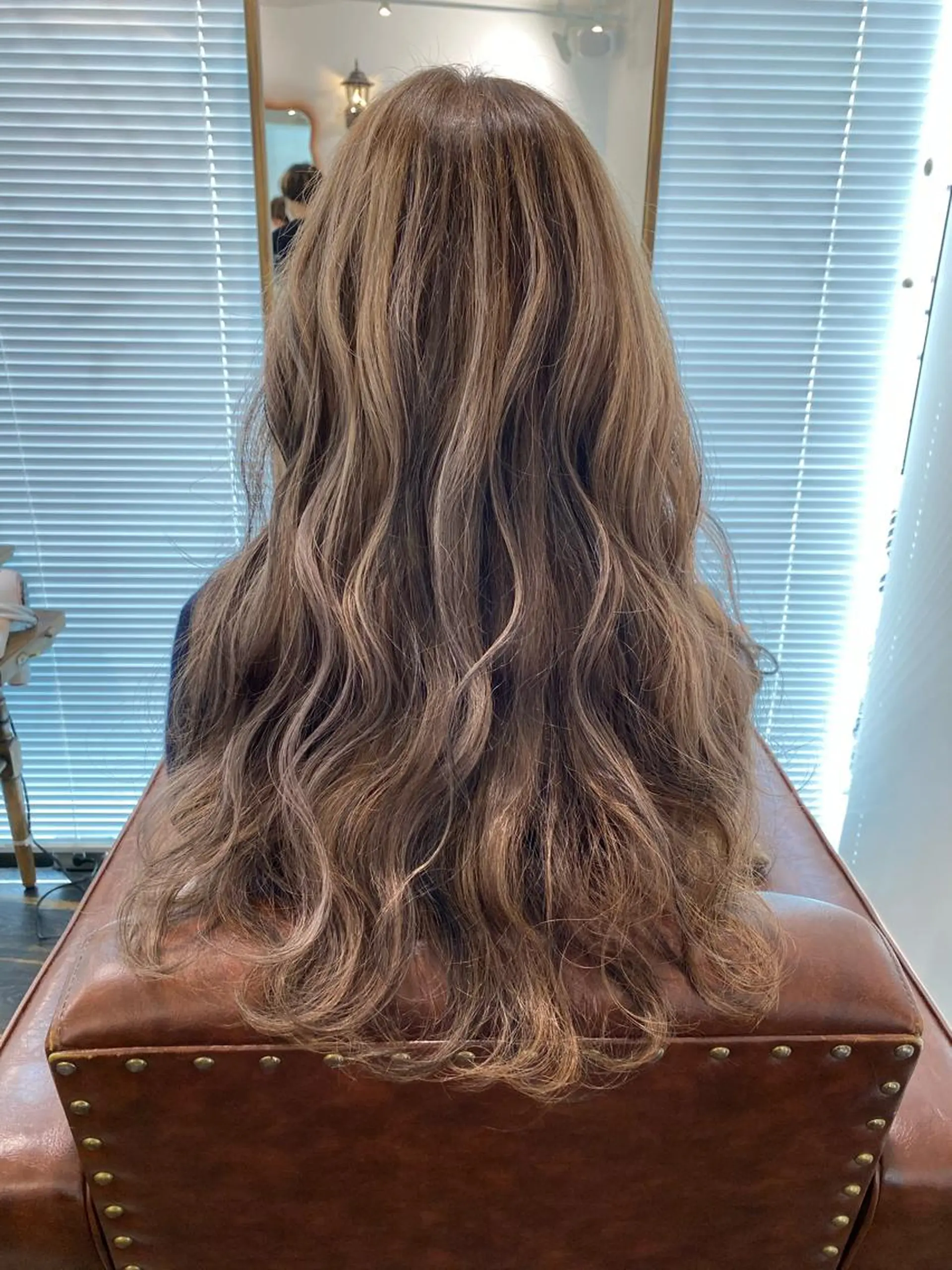 ロング 田中 優のヘアスタイル