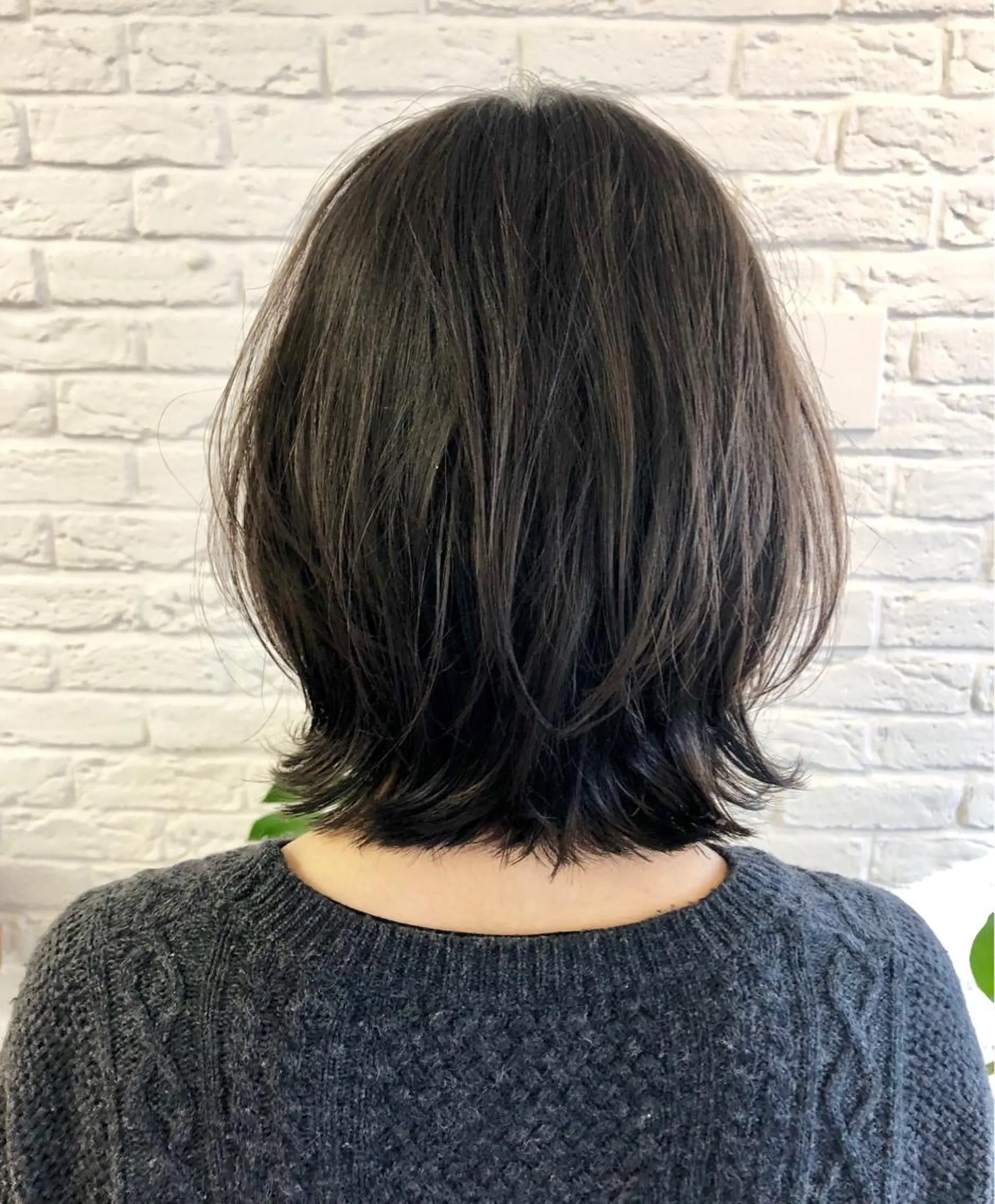 ミディアム カラー ボブレイヤー ボブ レイヤーカット 山口 悟のヘアスタイル