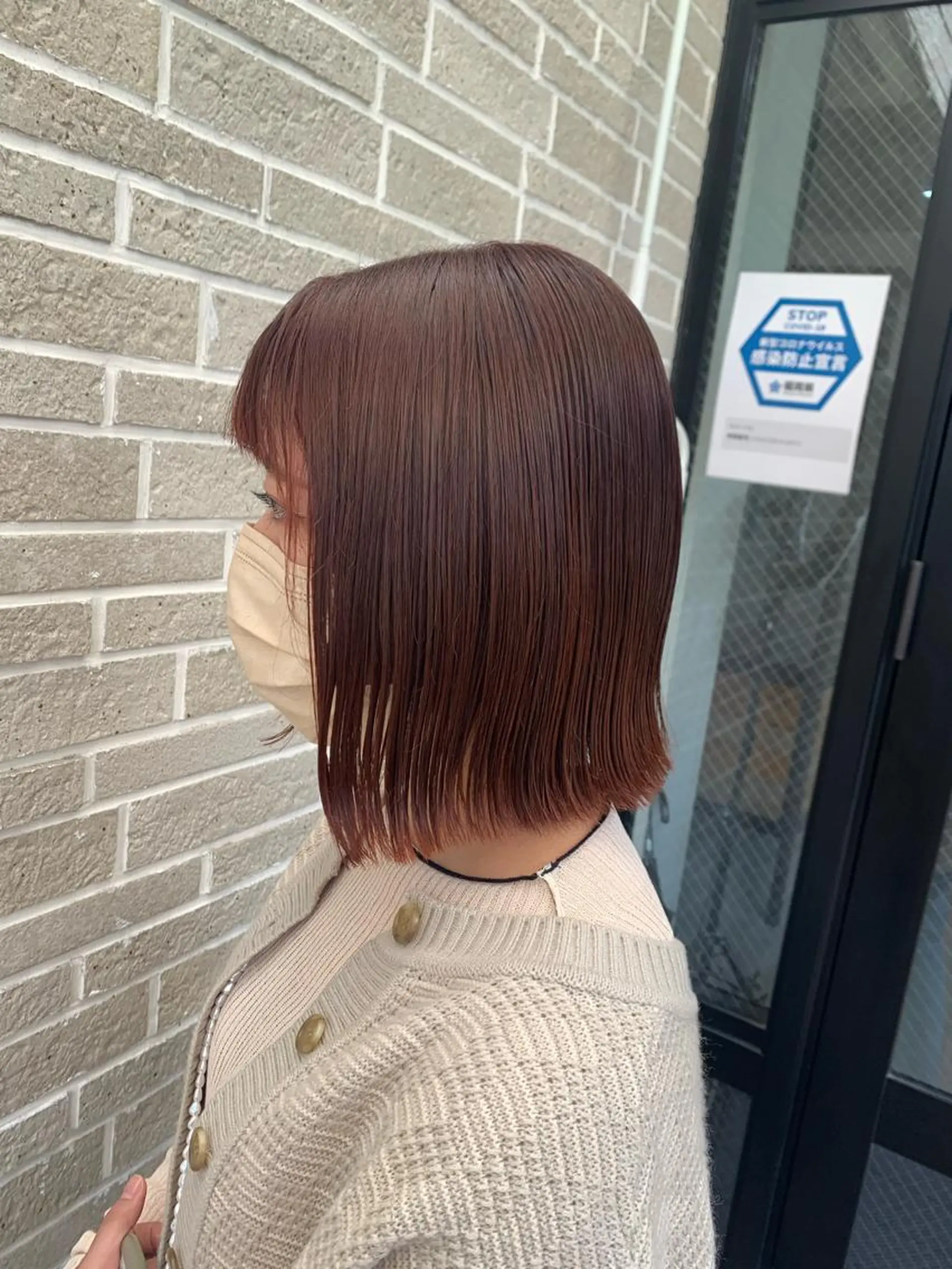 ショート カラー ヘアアレンジ カット ヘアカラー kei/透明感カラー /ベージュ/ブリーチのヘアスタイル