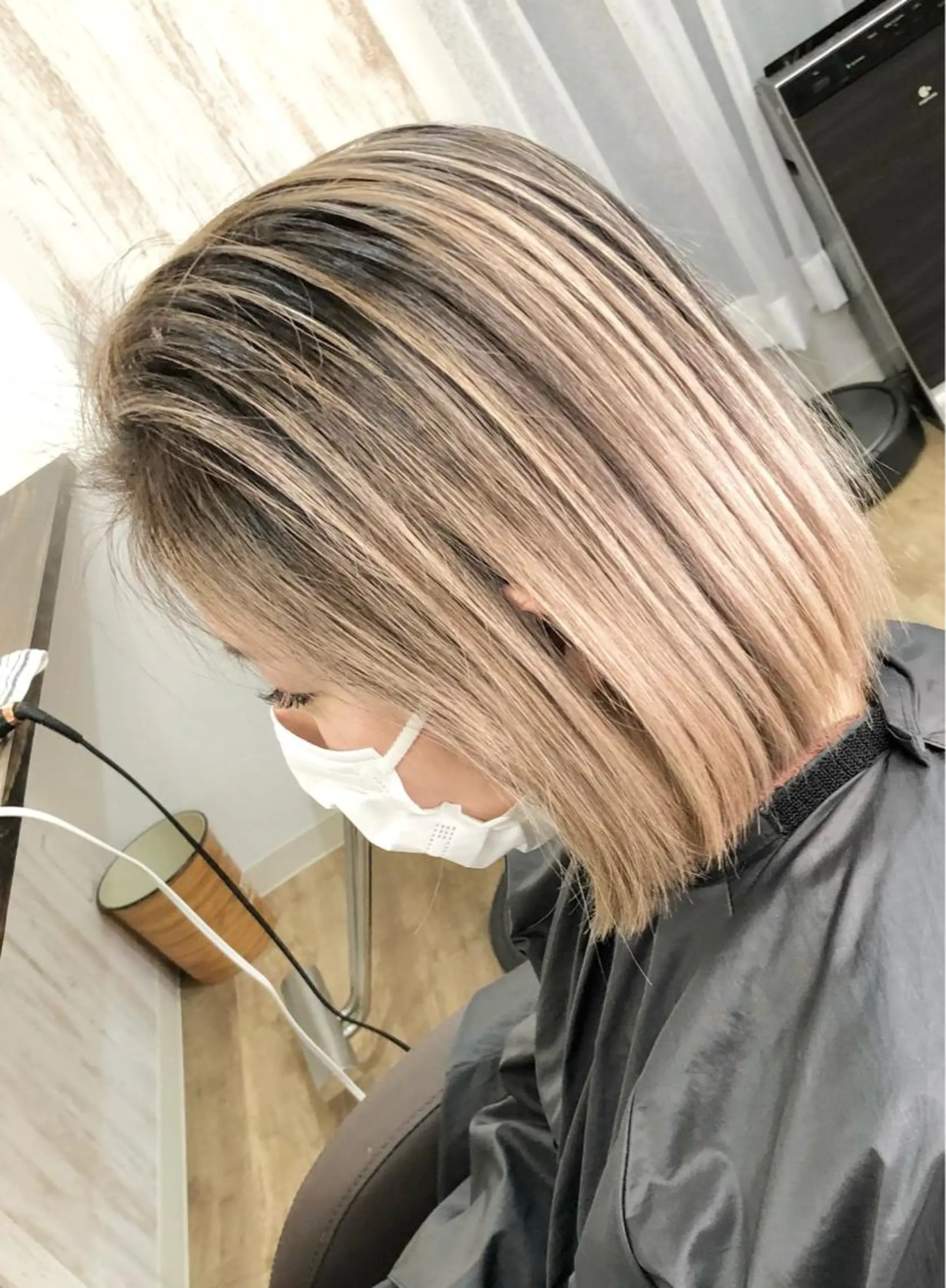 ミディアム カラー プライベートサロン LyoN/RYOTAのヘアスタイル