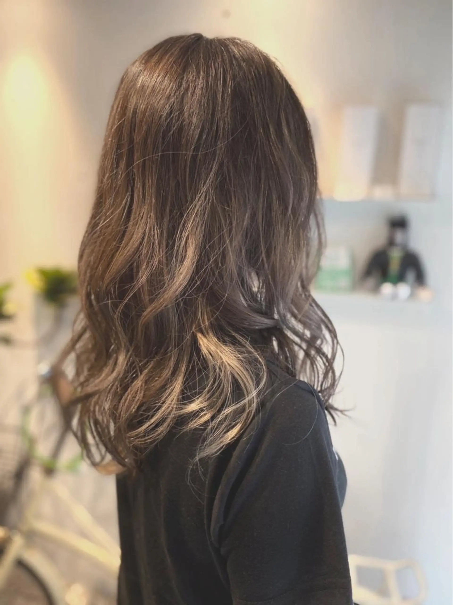ロング カラー 田中 巧のヘアスタイル
