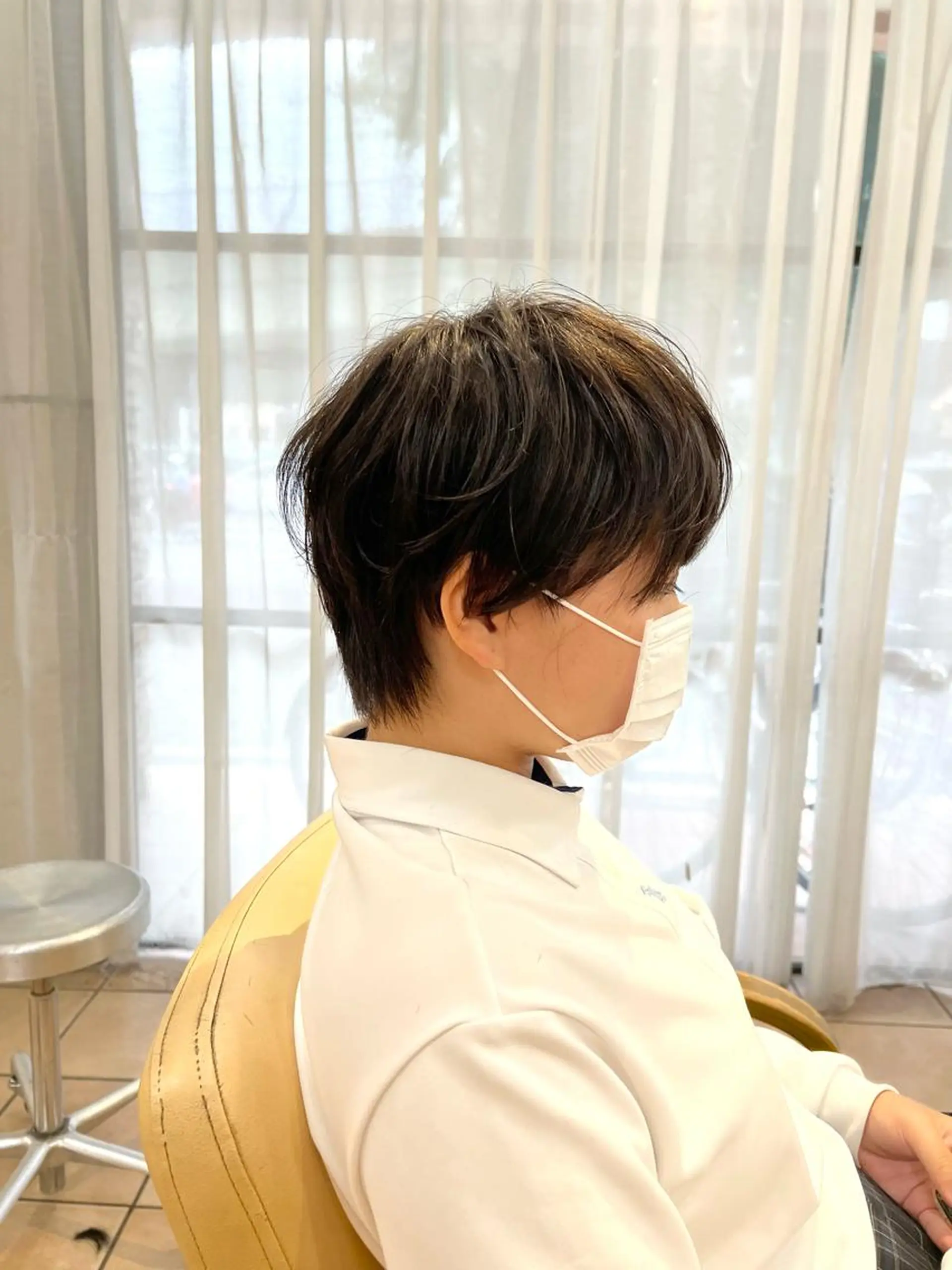 ショート パーマ ショートヘア カット パーマ 地毛風ストレート ⚡️下ノ村柊斗⚡️のヘアスタイル